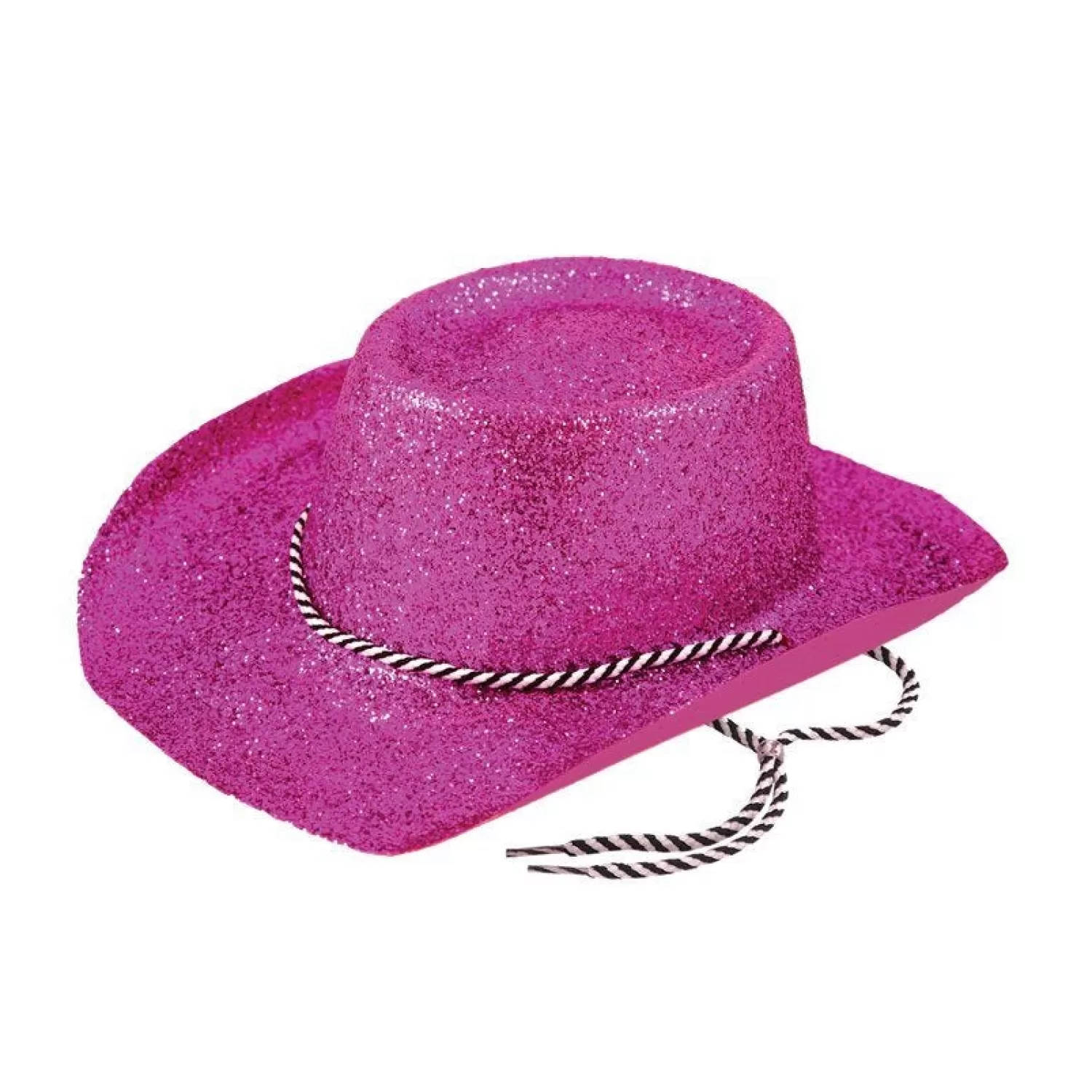 Outlet Party Delights Pink Glitter Cowboy Hat