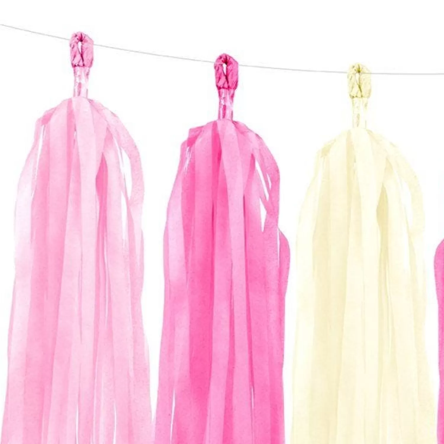 Sale Party Delights Pink Mix Tassel Garland Decoration - 1.5M