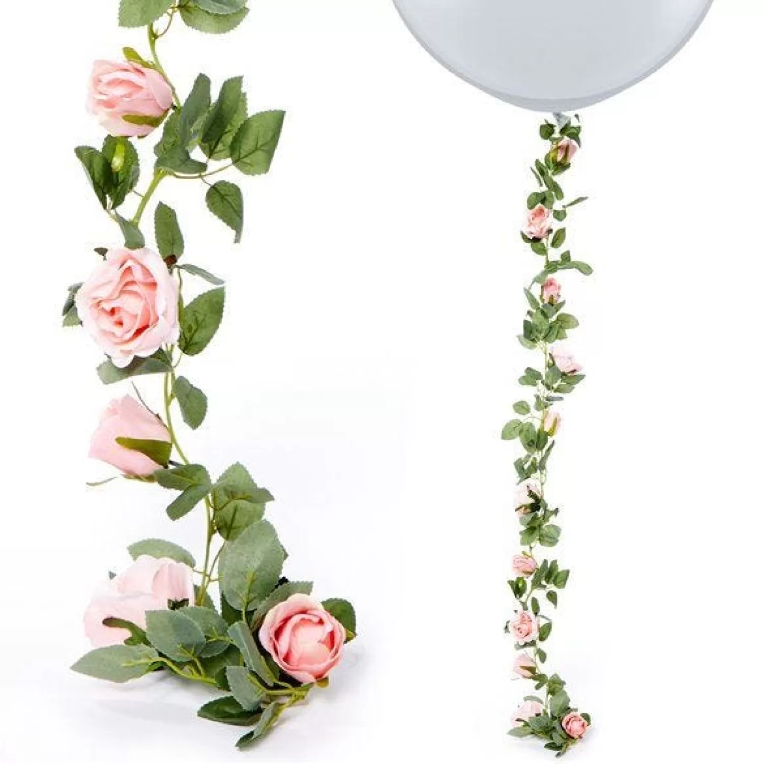 Store Party Delights Pink Rose Garland - 1.75M