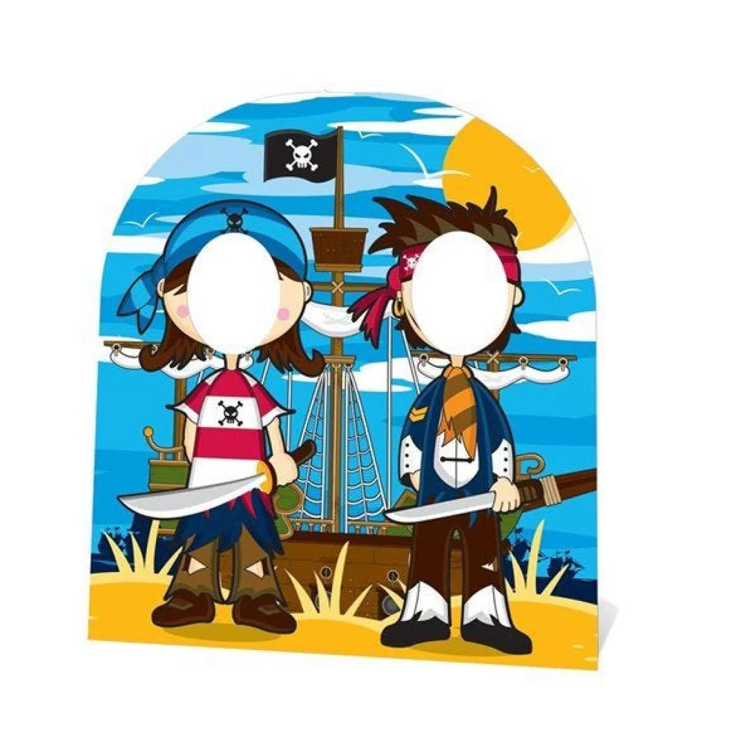 Best Sale Party Delights Pirate Friends Stand In Photo Prop - 120Cm X 94Cm