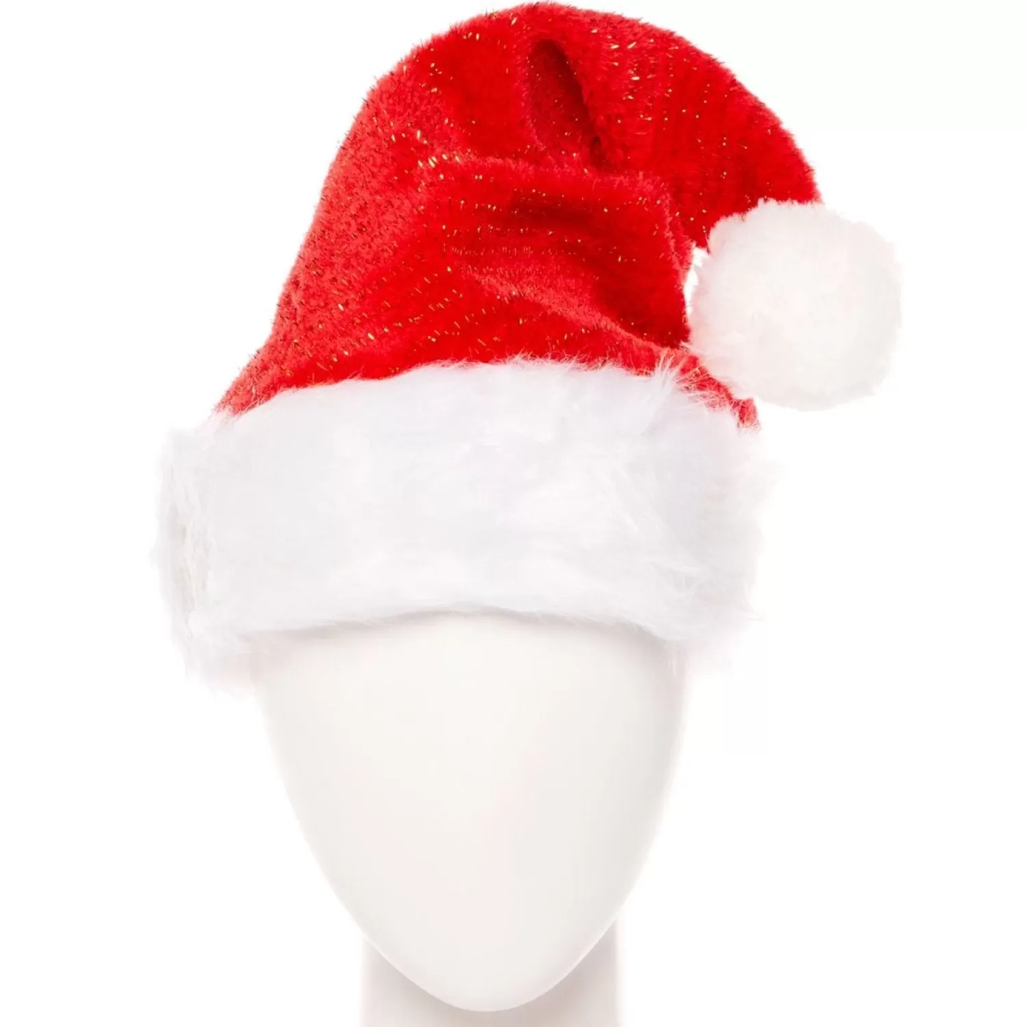 Best Sale Party Delights Plush Glitter Santa Hat