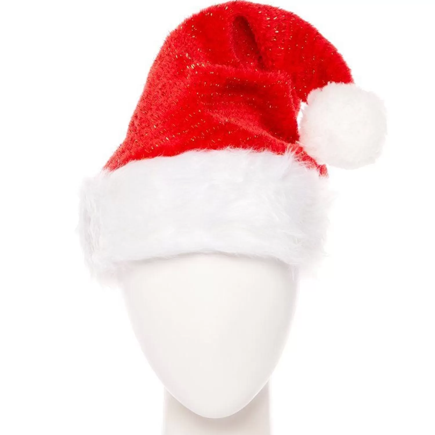 Best Sale Party Delights Plush Glitter Santa Hat