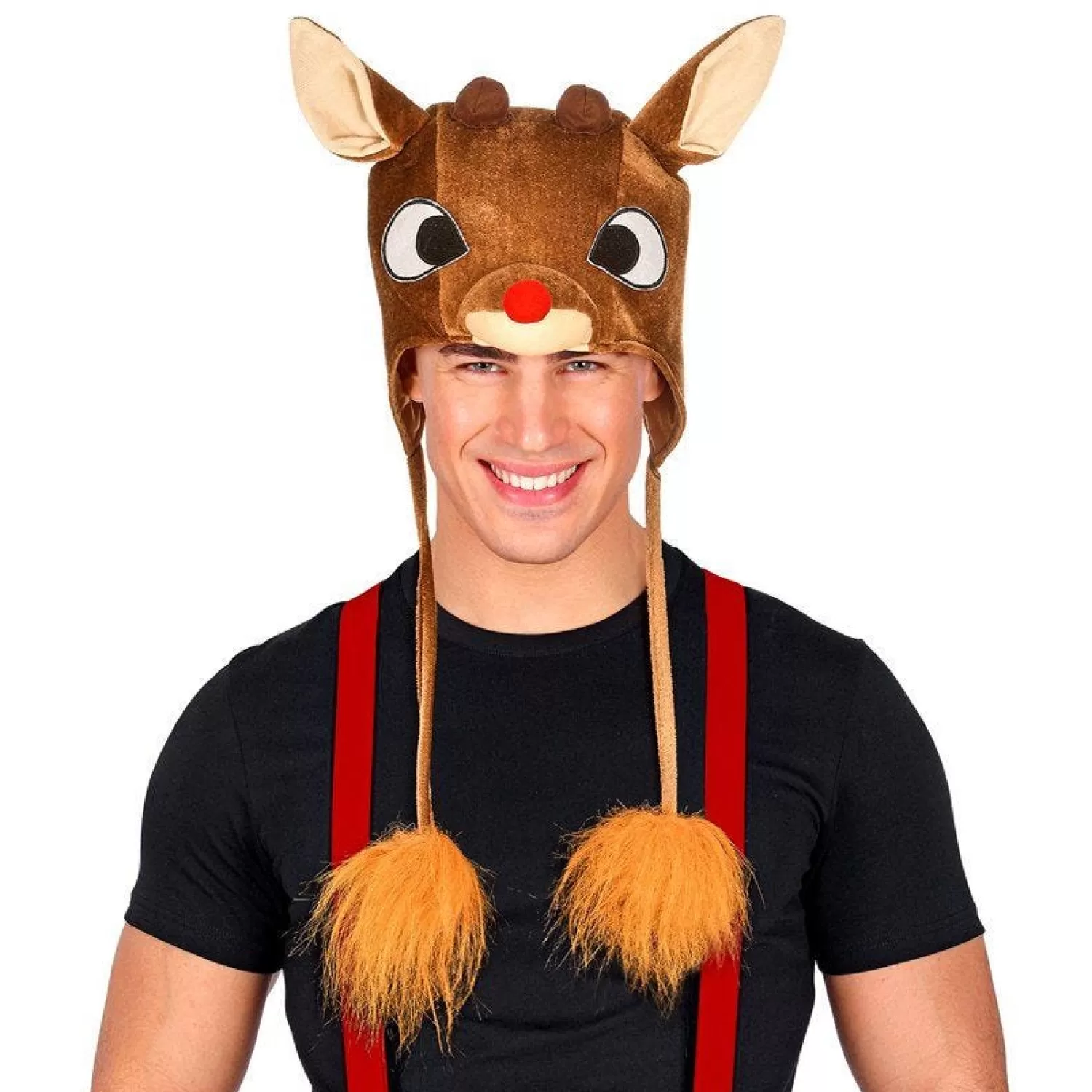 Cheap Party Delights Plush Reindeer Hat