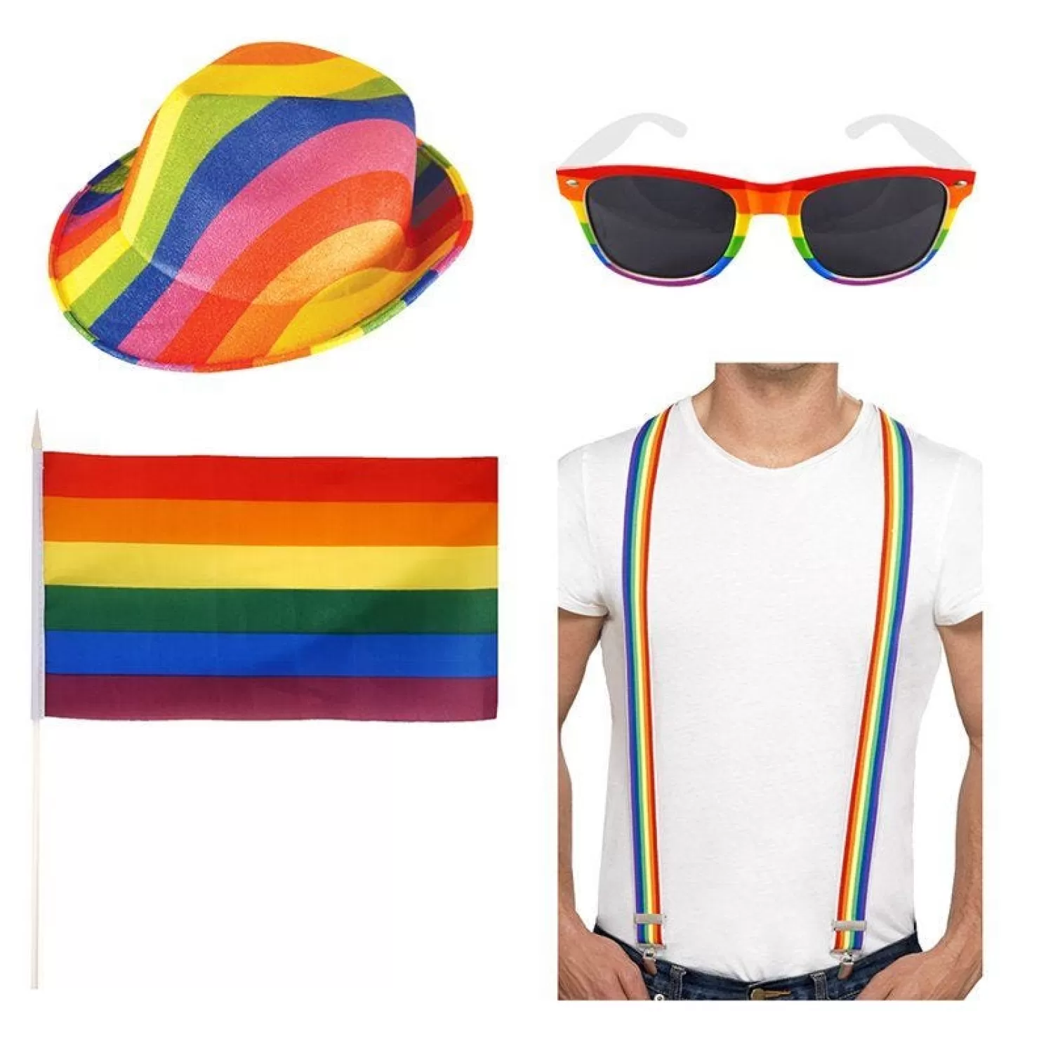 Sale Party Delights Pride Hat And Glasses Accessory Kit