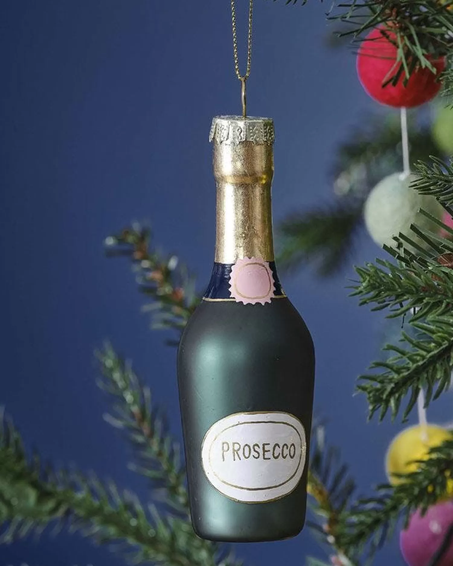 Prosecco Bottle Tree Decoration<Party Delights New