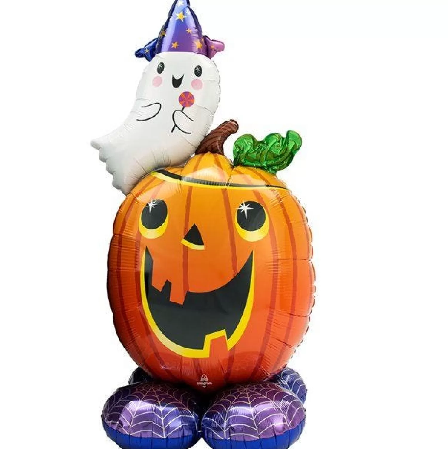 Pumpkin & Ghost Airloonz Balloon - 56"<Party Delights Discount