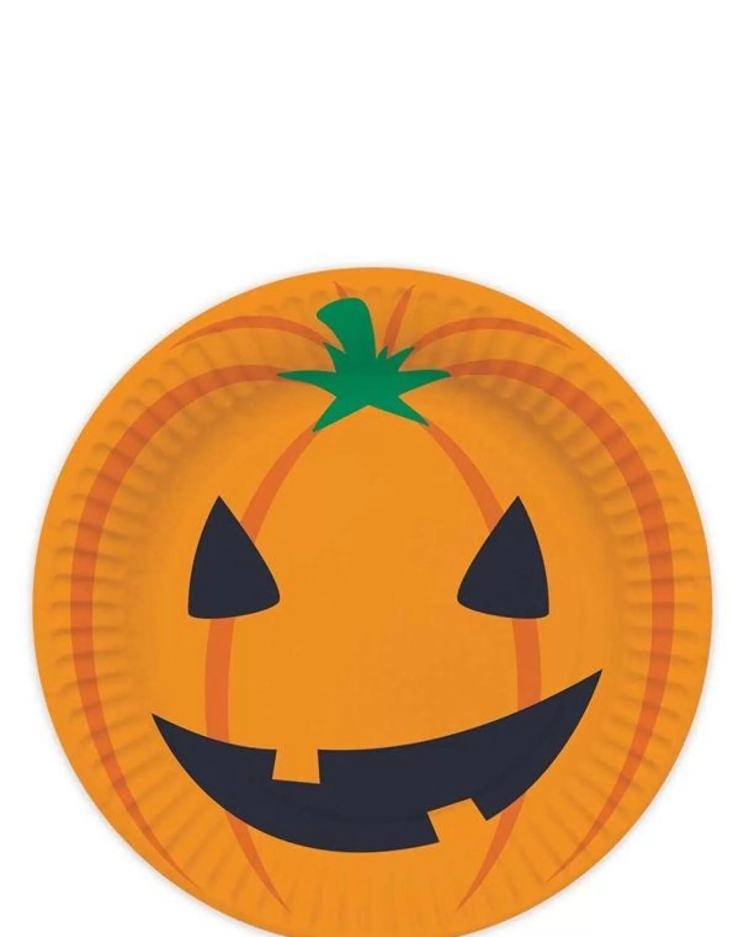 Pumpkin Fun Paper Plates<Party Delights Store