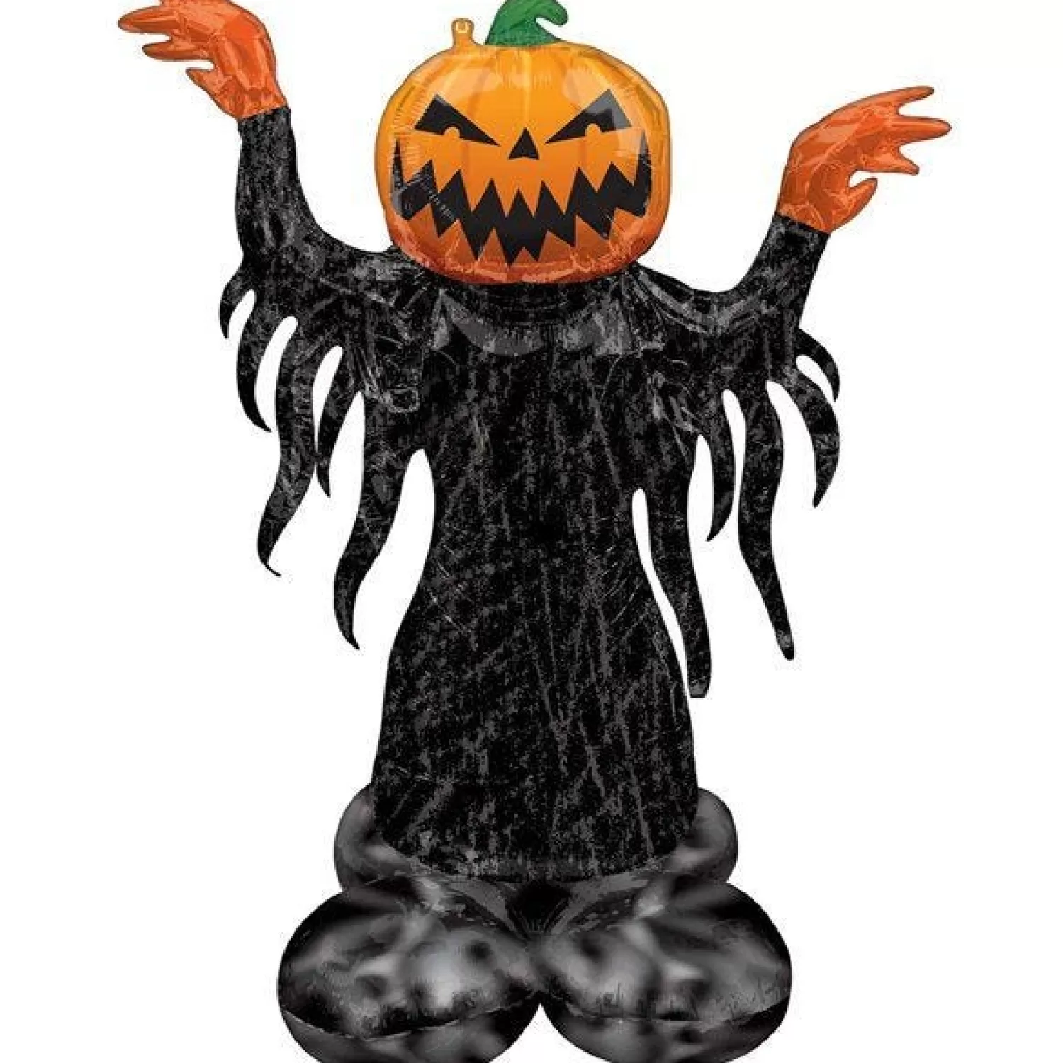 Pumpkin Head Ghost Airloonz Balloon - 53"<Party Delights Hot