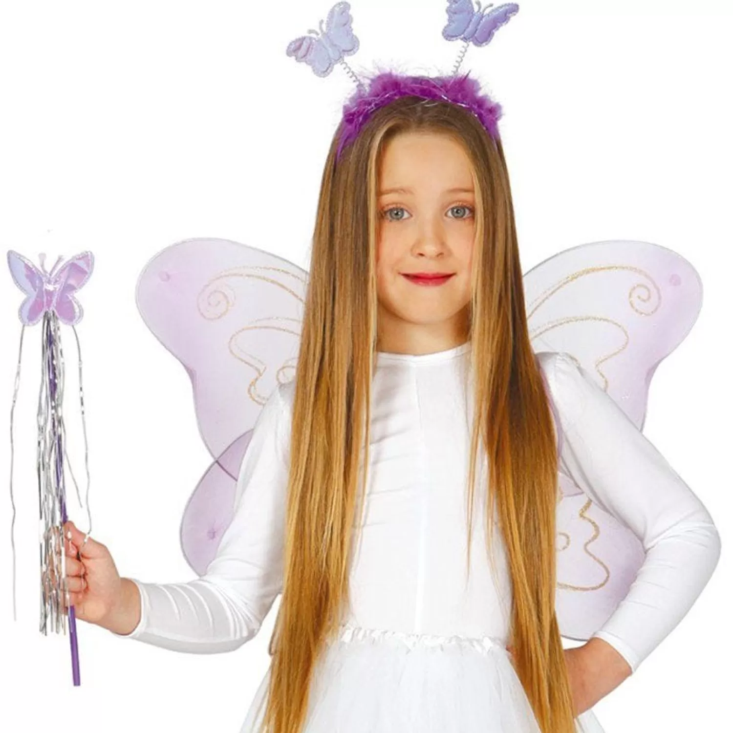 Clearance Party Delights Purple Butterfly Fairy Accessory Kit - Child