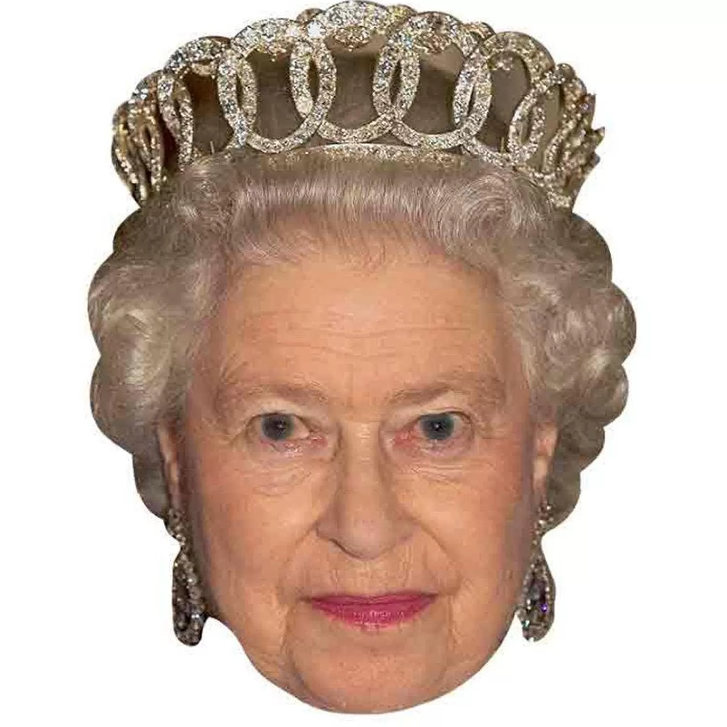 Fashion Party Delights Queen Elizabeth Masks (6Pk)