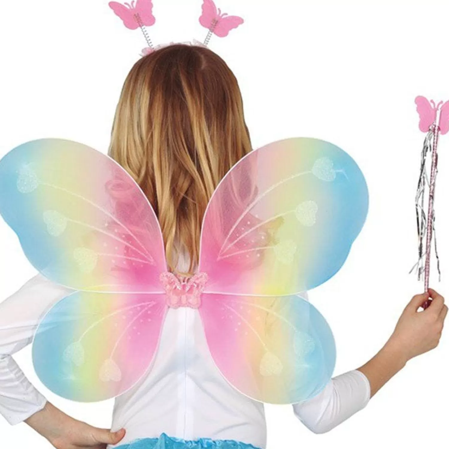 Hot Party Delights Rainbow Butterfly Fairy Accessory Kit - Child