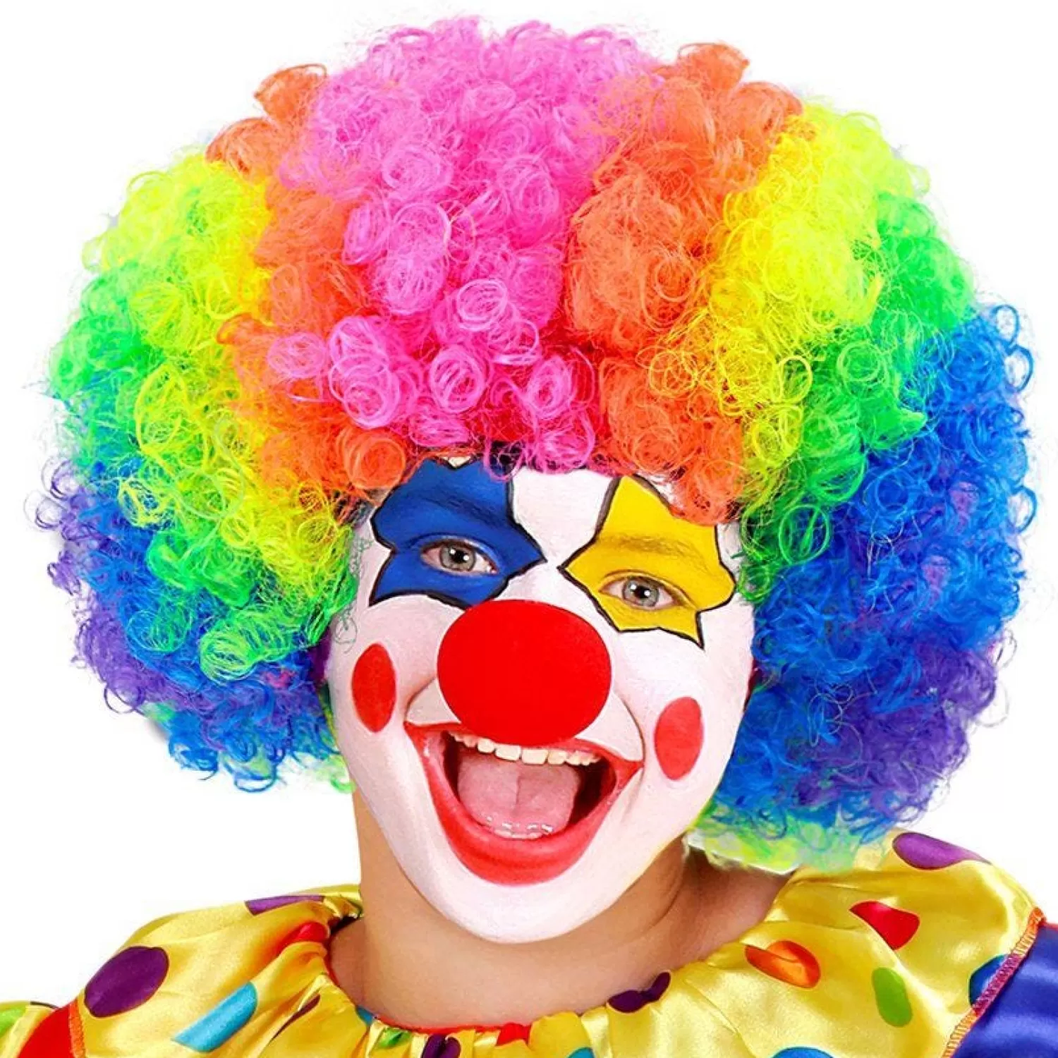 Store Party Delights Rainbow Clown Wig - Child