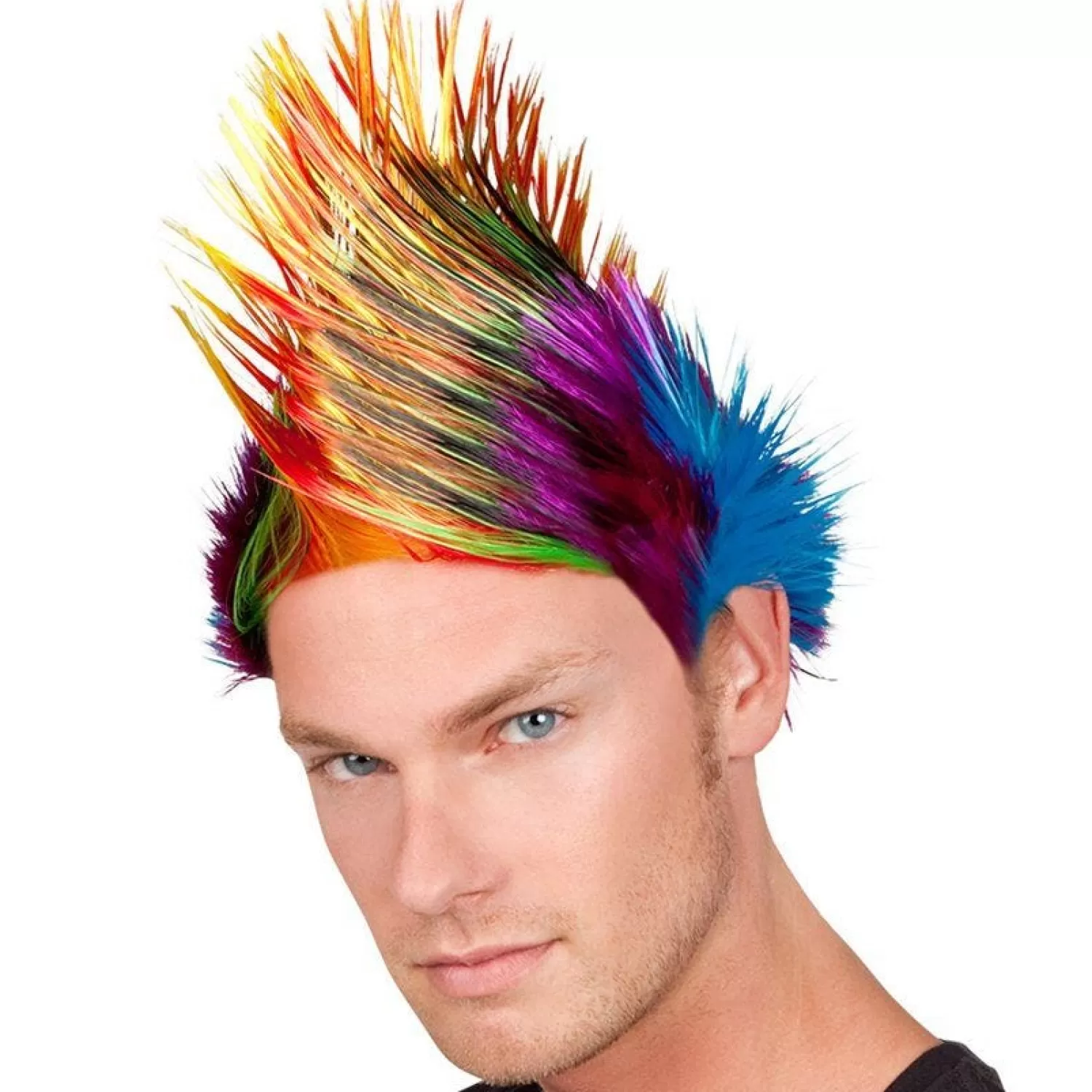 Store Party Delights Rainbow Punk Mohawk Wig