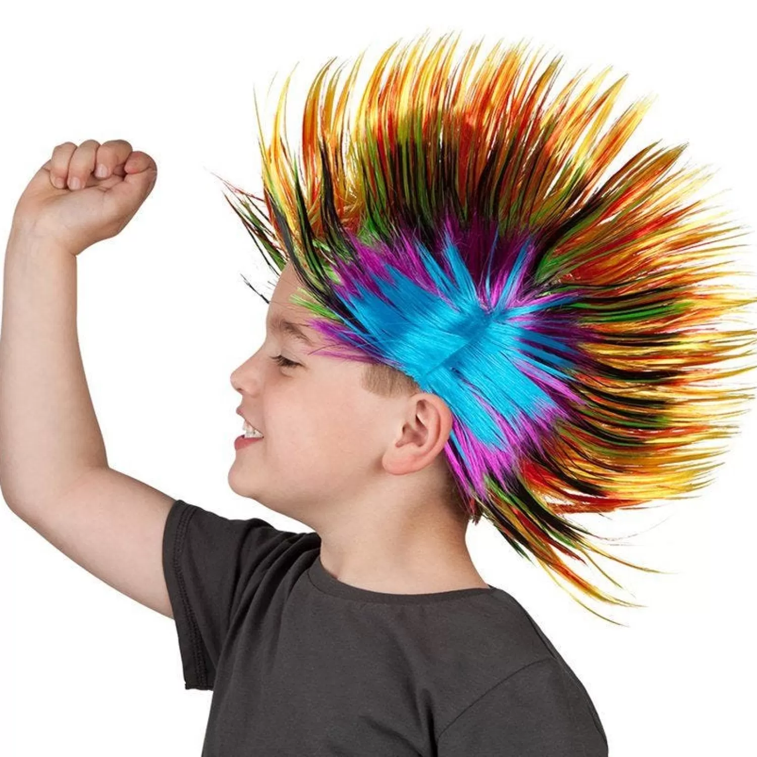 Store Party Delights Rainbow Punk Mohawk Wig