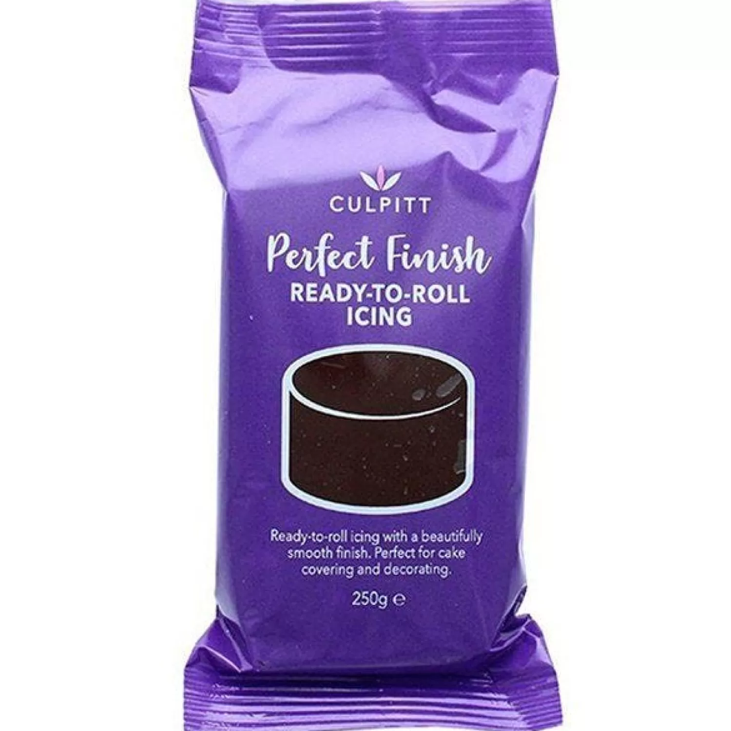 Online Party Delights Ready To Roll Chocolate Brown Icing - 250G