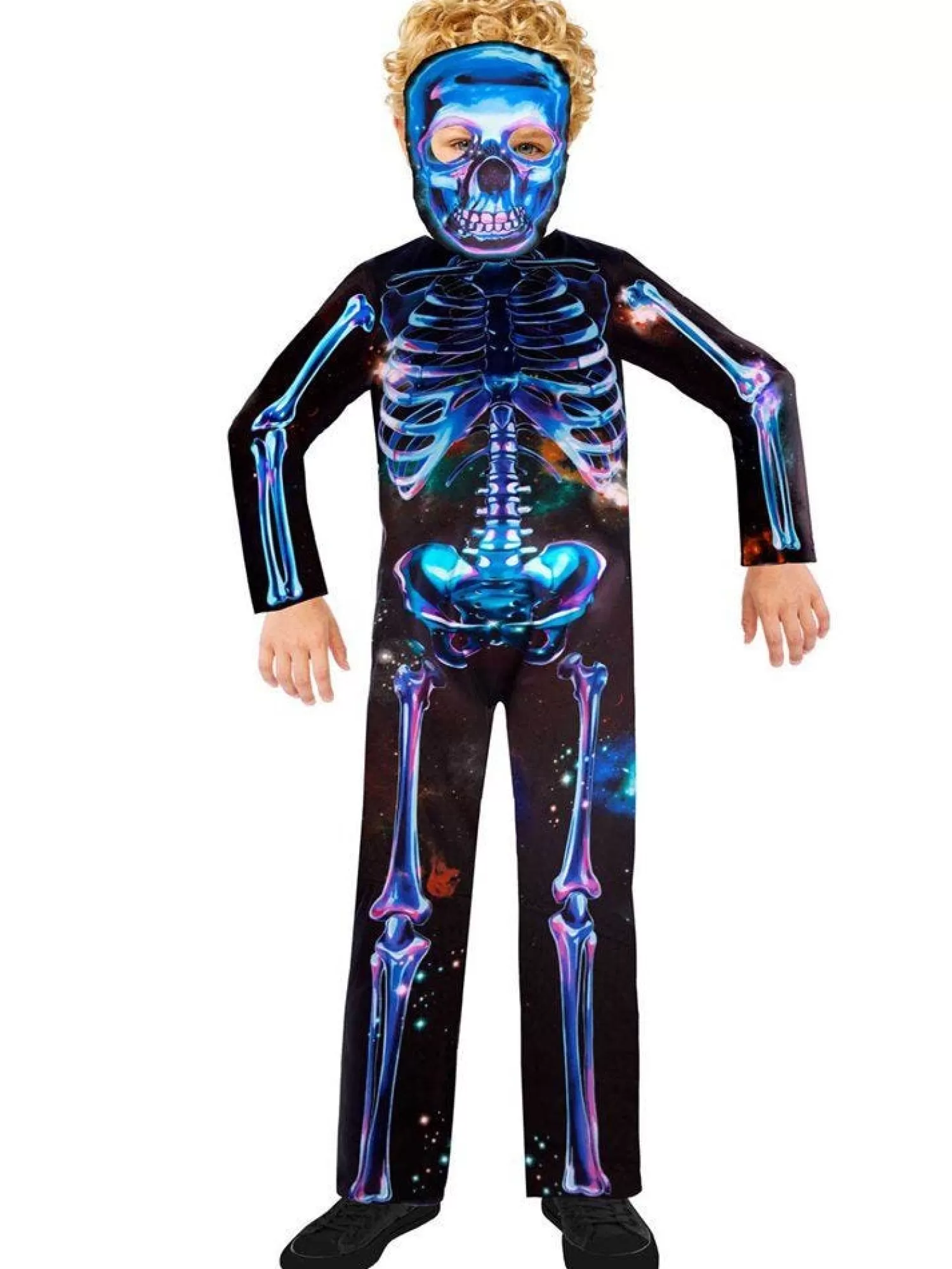 Recycled Neon Little Skeleton - Toddler Costume<Party Delights Flash Sale