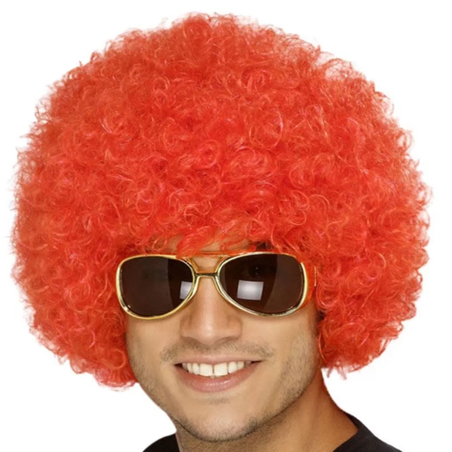 Discount Party Delights Red Afro Wig