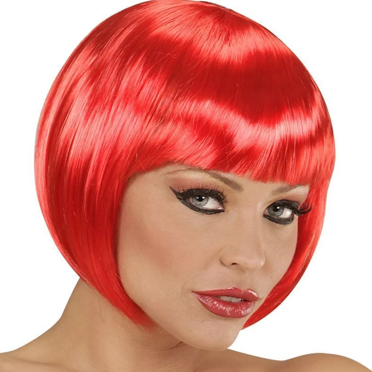 Red Babe Bob Wig<Party Delights Online