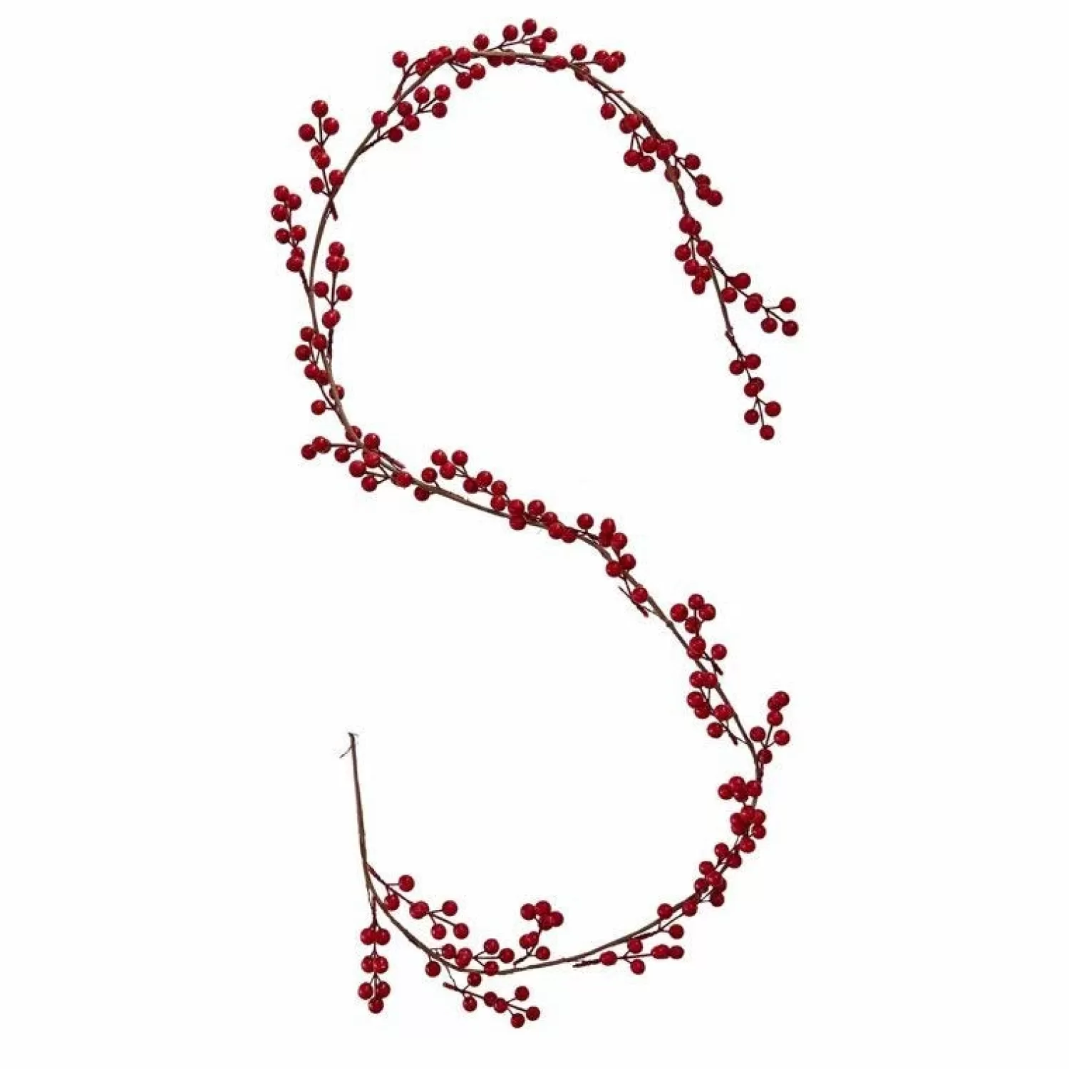 Cheap Party Delights Red Berries Foliage Garland - 1.8M