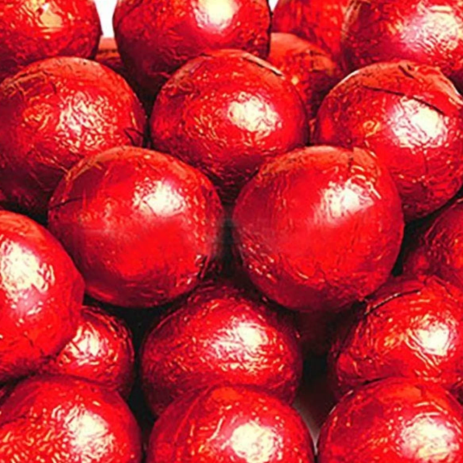 Red Foil Chocolate Balls X25<Party Delights Shop