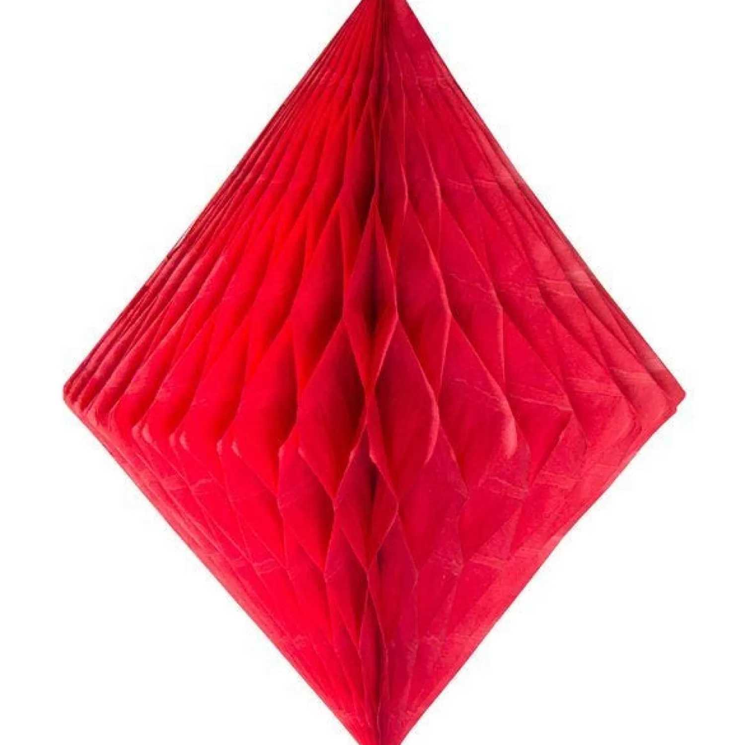 Outlet Party Delights Red Honeycomb Diamond Decoration - 30Cm