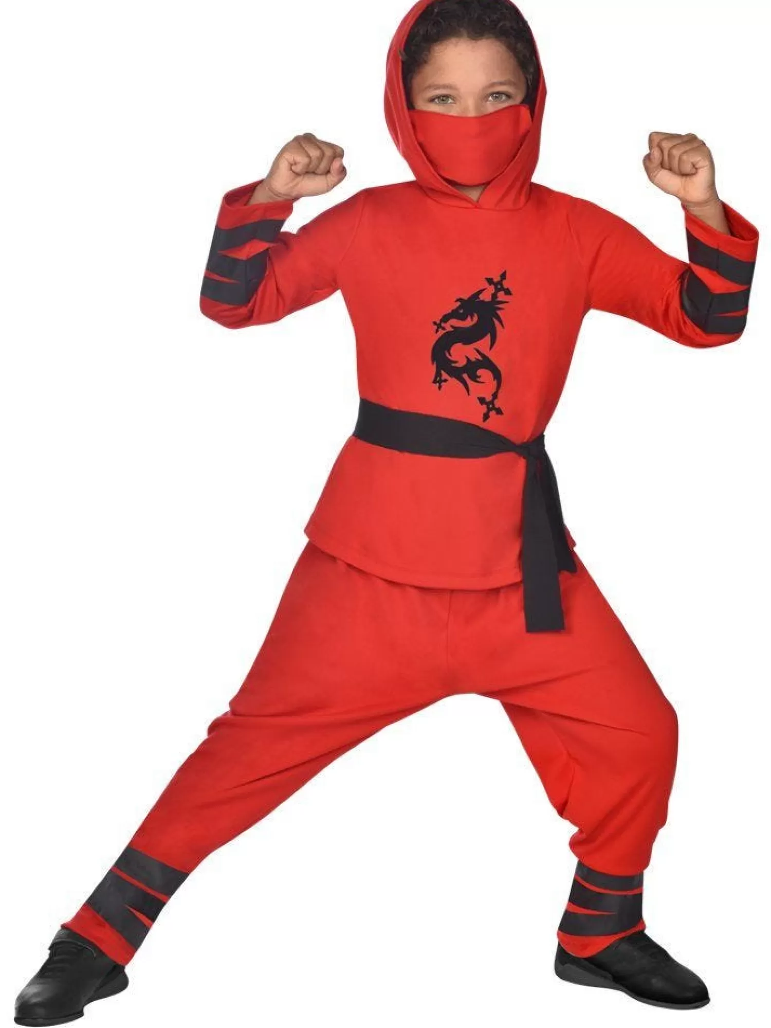 Red Ninja Warrior - Child And Teen Costume<Party Delights New