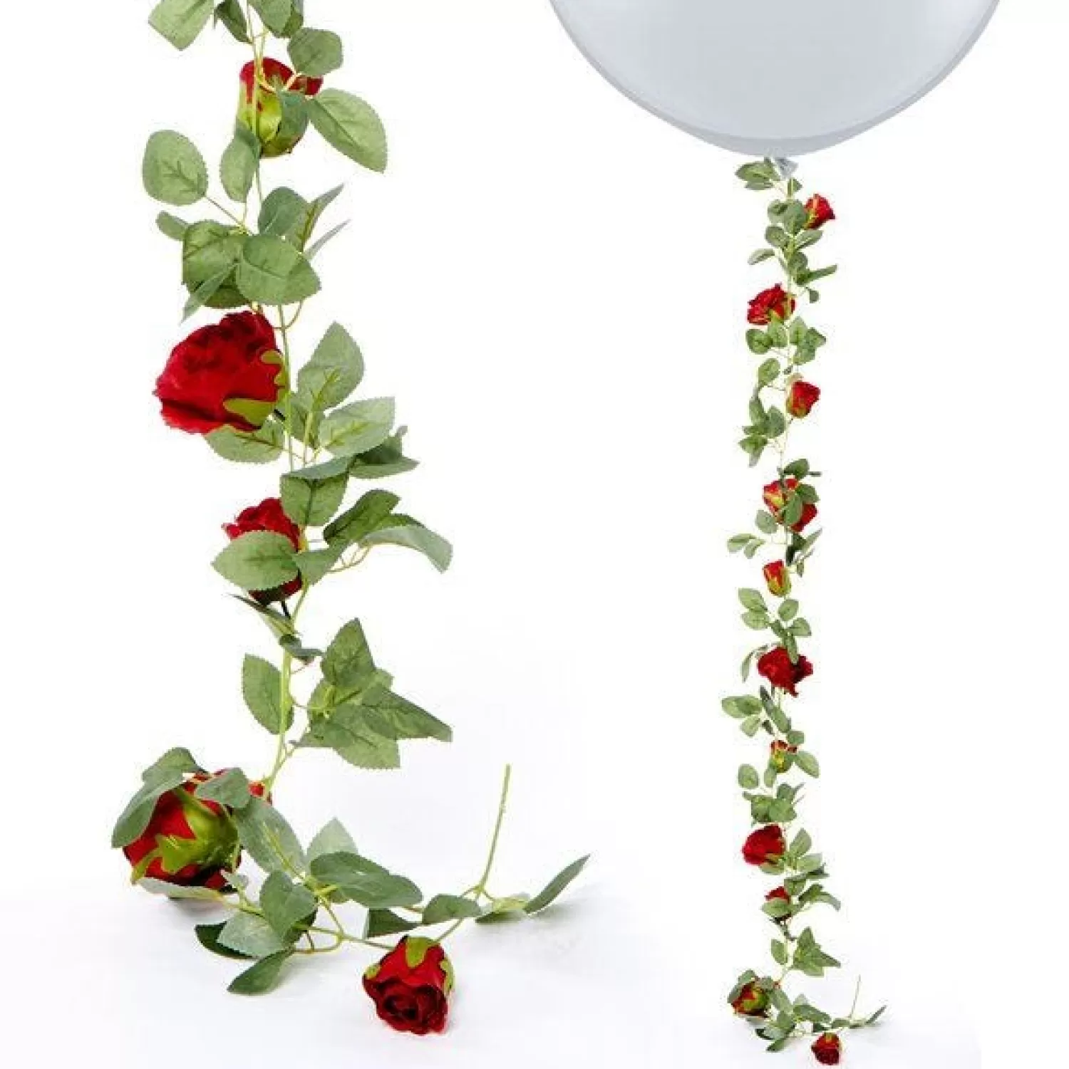 Store Party Delights Red Rose Garland - 1.75M