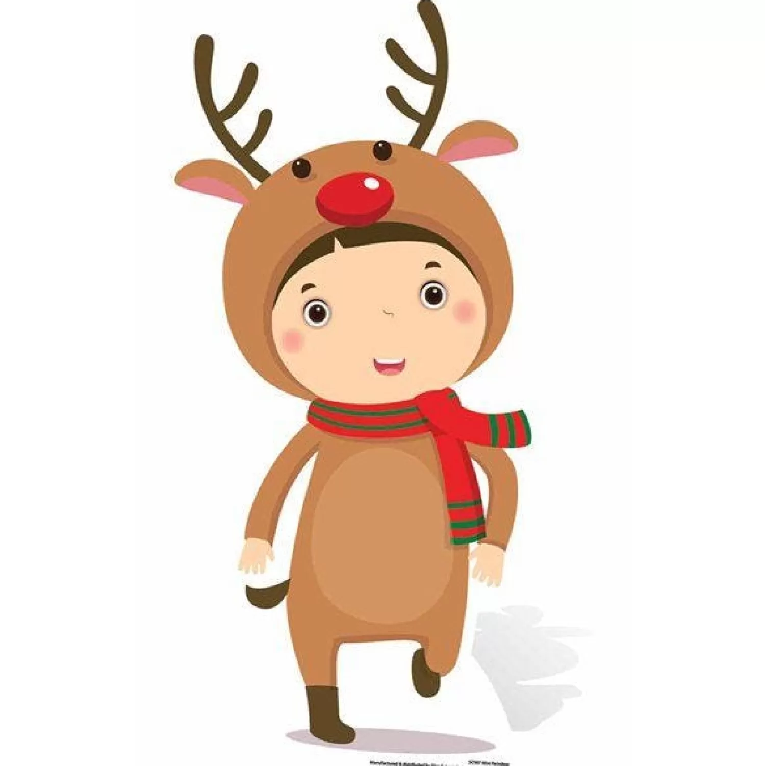 Flash Sale Party Delights Reindeer Cardboard Cutout - 92Cm X 47Cm