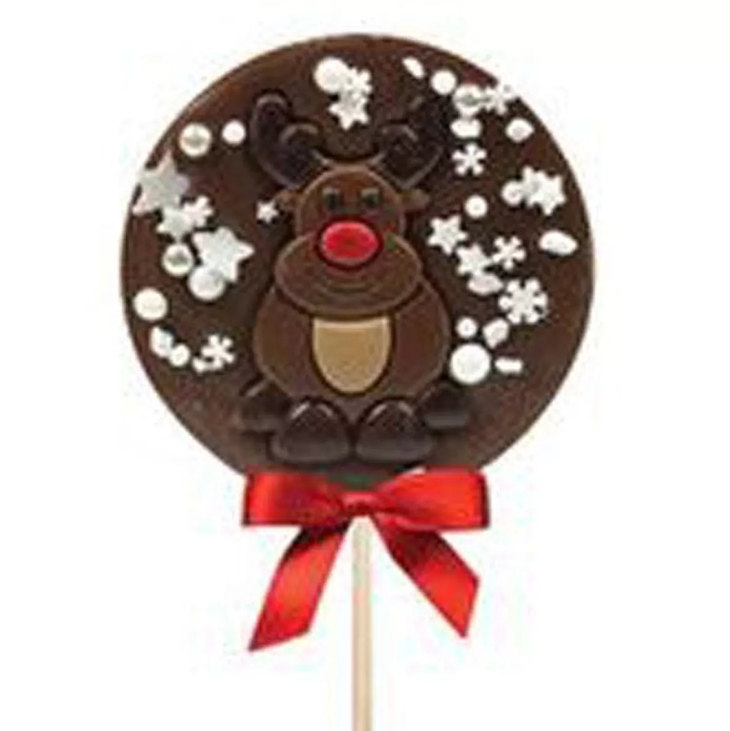 Reindeer Milk Chocolate Lolly - 50G<Party Delights Best