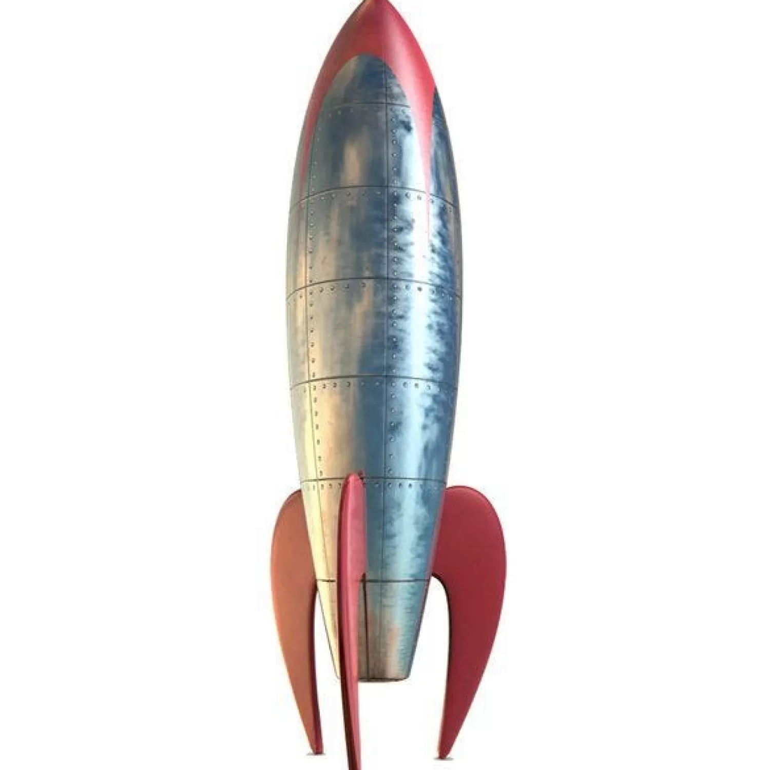 Sale Party Delights Retro Rocket Cardboard Cutout - 191Cm X 56Cm