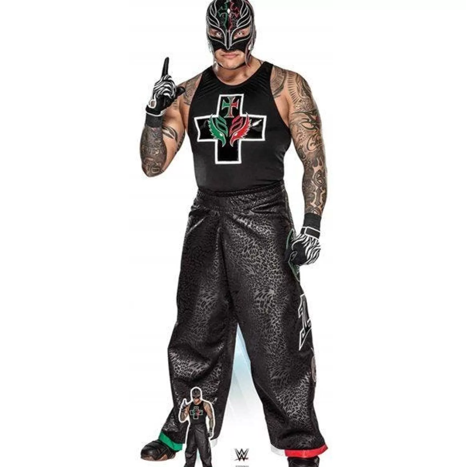 Best Sale Party Delights Rey Mysterio Wwe Cardboard Cutout - 169Cm X 69Cm