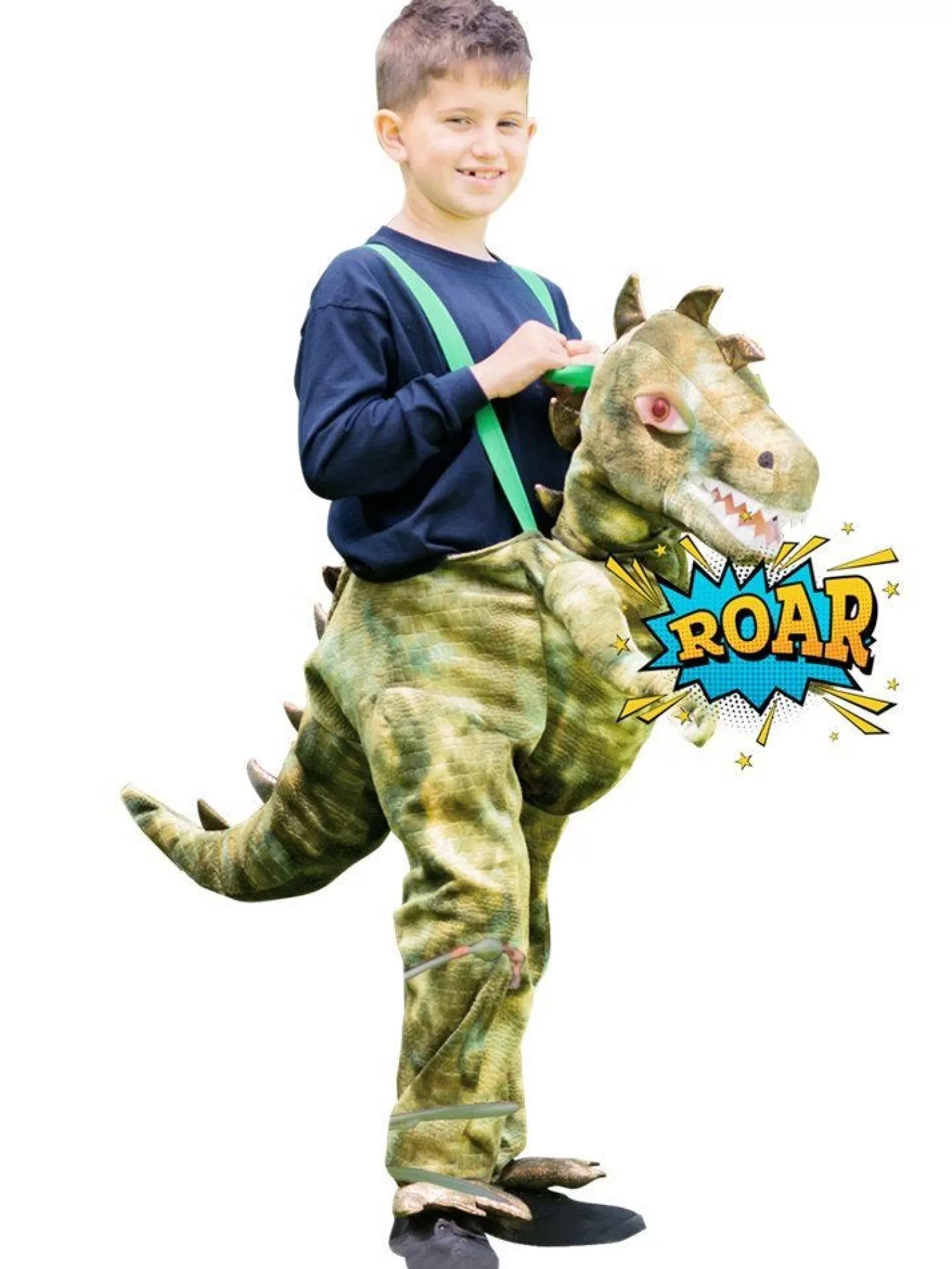 Ride On Light Sound Dinosaur - Child Costume<Party Delights Hot