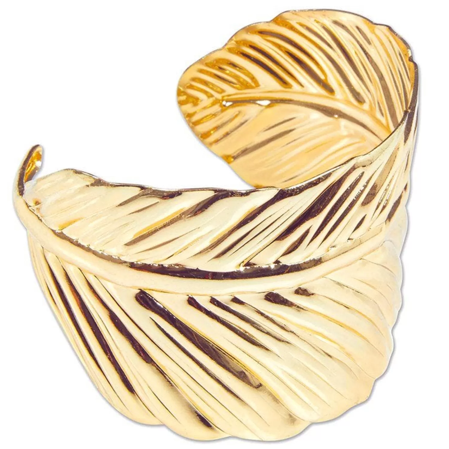 Best Sale Party Delights Roman Leaf Gold Bangle