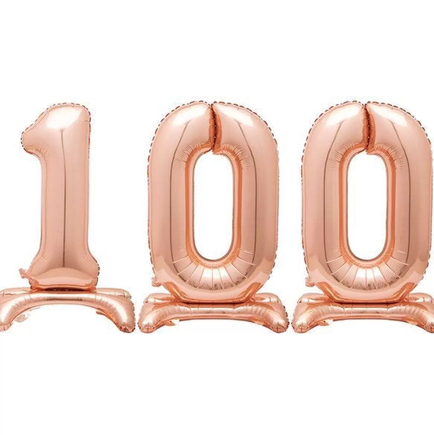 Best Party Delights Rose Gold 100 Standing Balloon Kit - 30" Foil