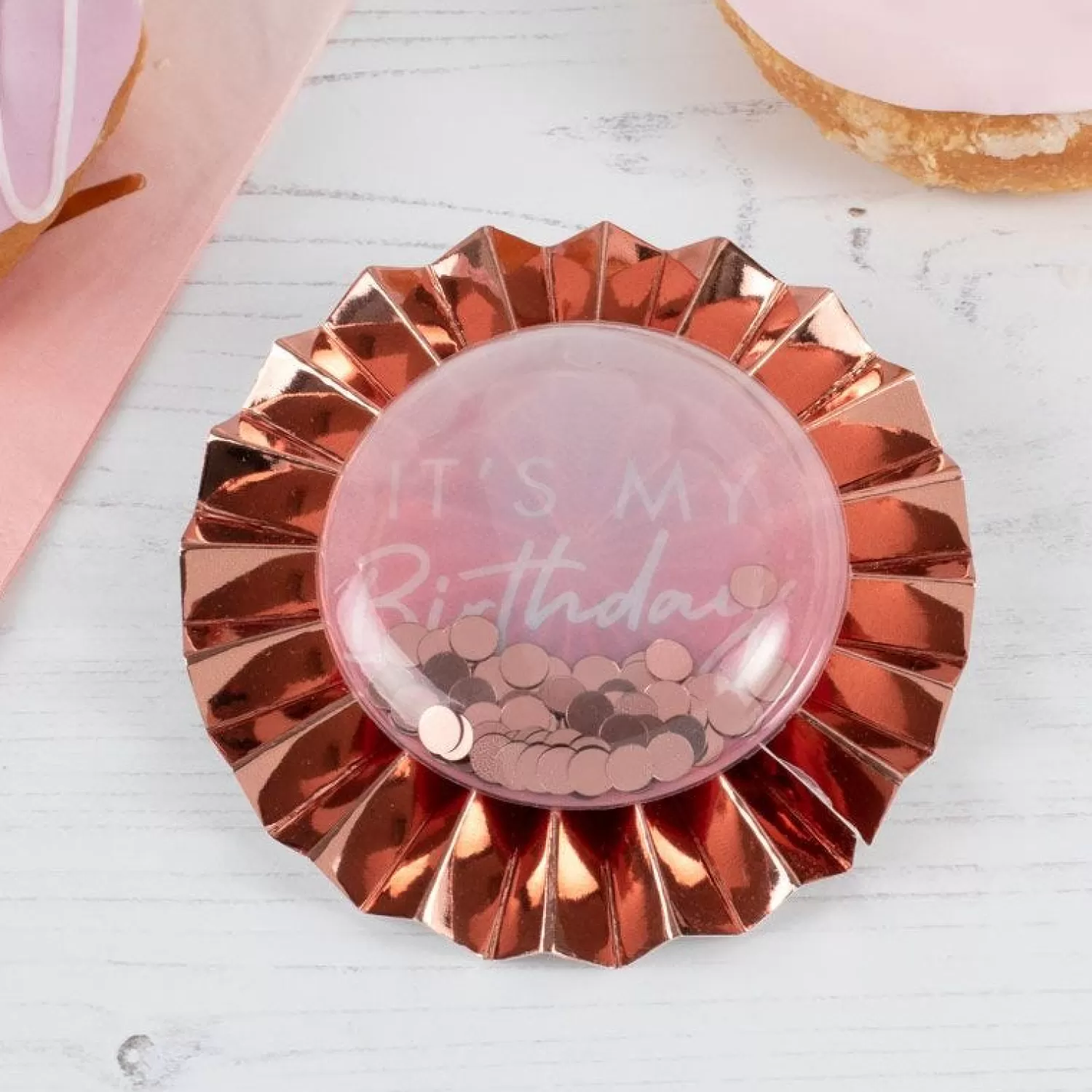 Outlet Party Delights Rose Gold 'It's My Birthday' Badge