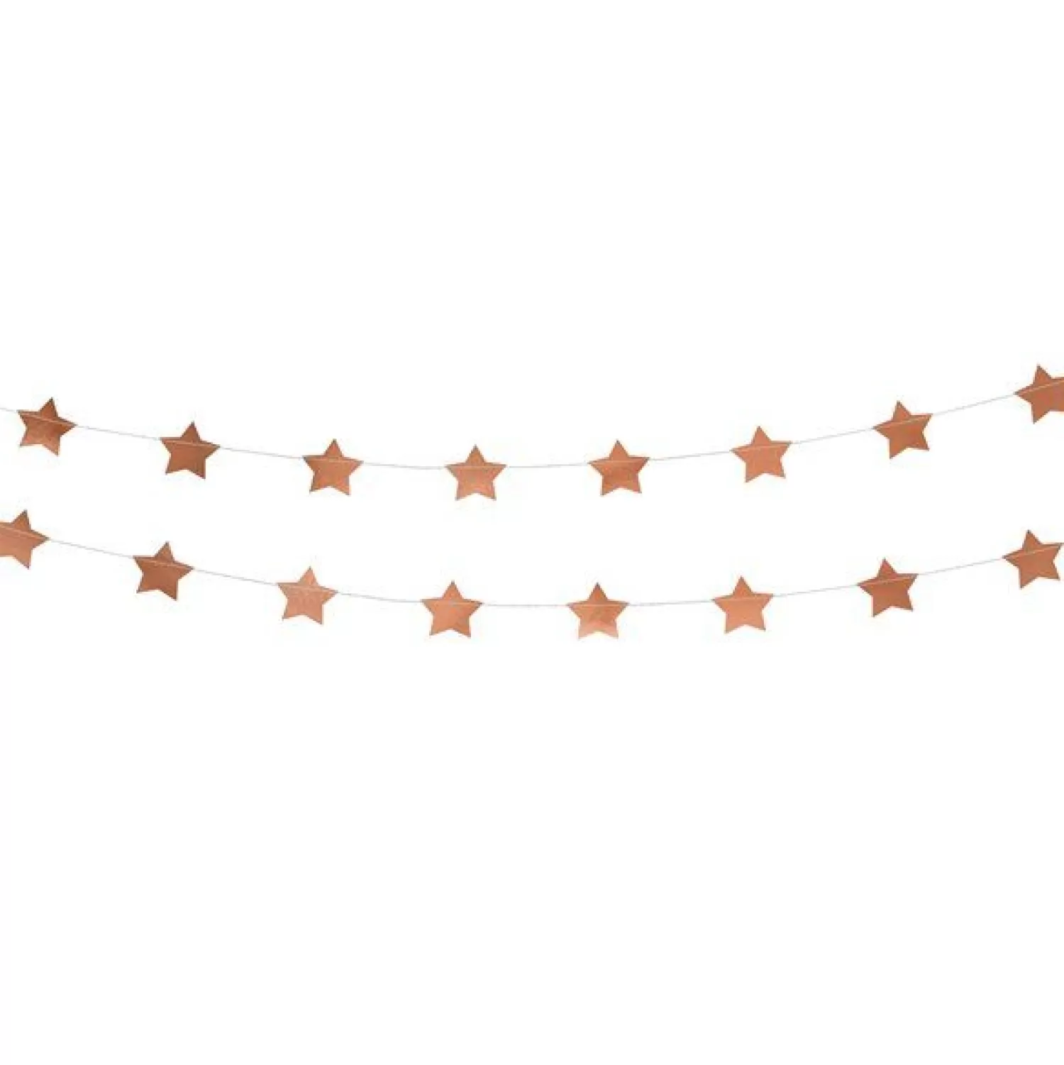 Store Party Delights Rose Gold Star Foil Garland - 3.6M