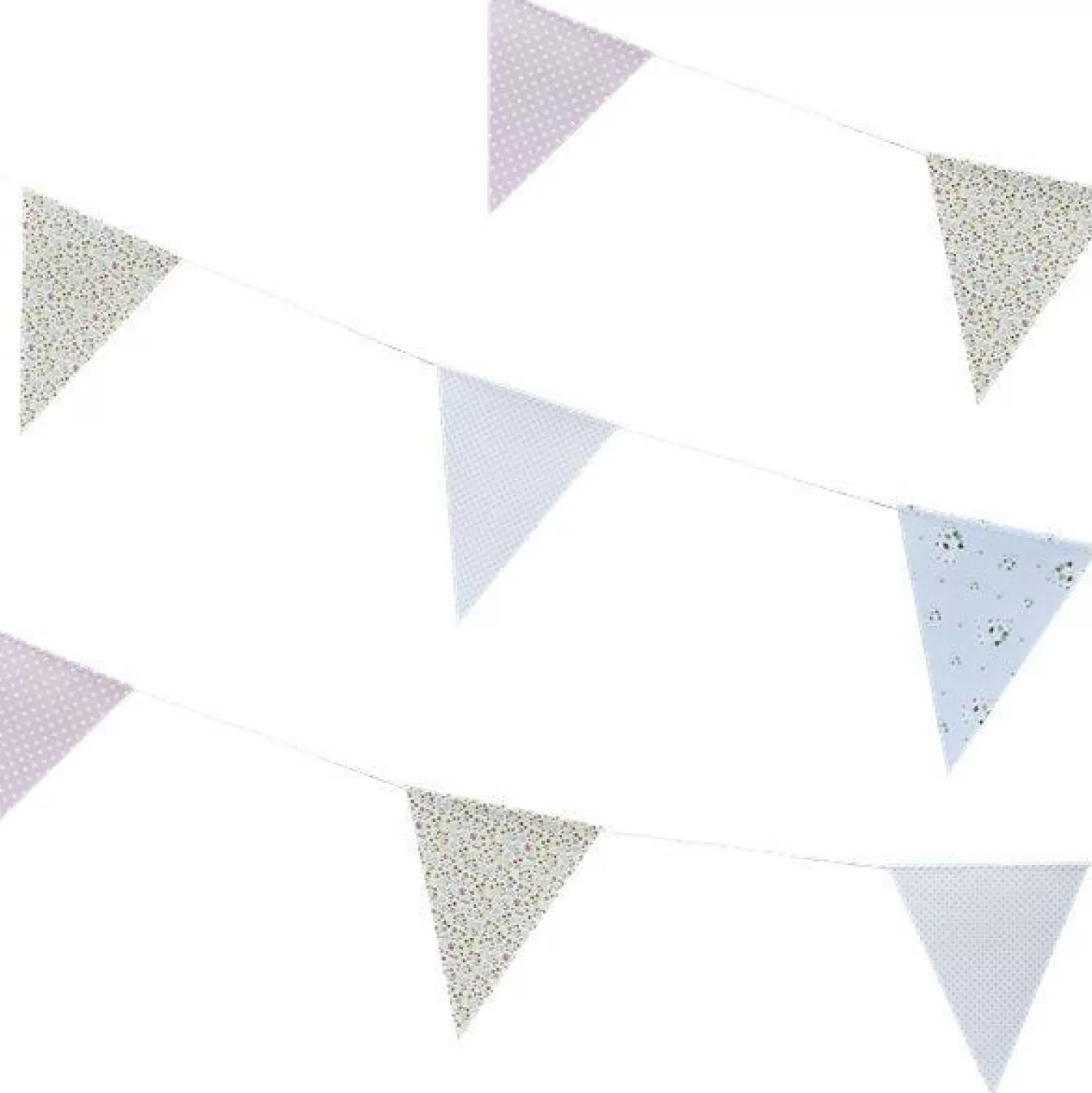 Fashion Party Delights Rustic Country Floral Paper Bunting - 10M