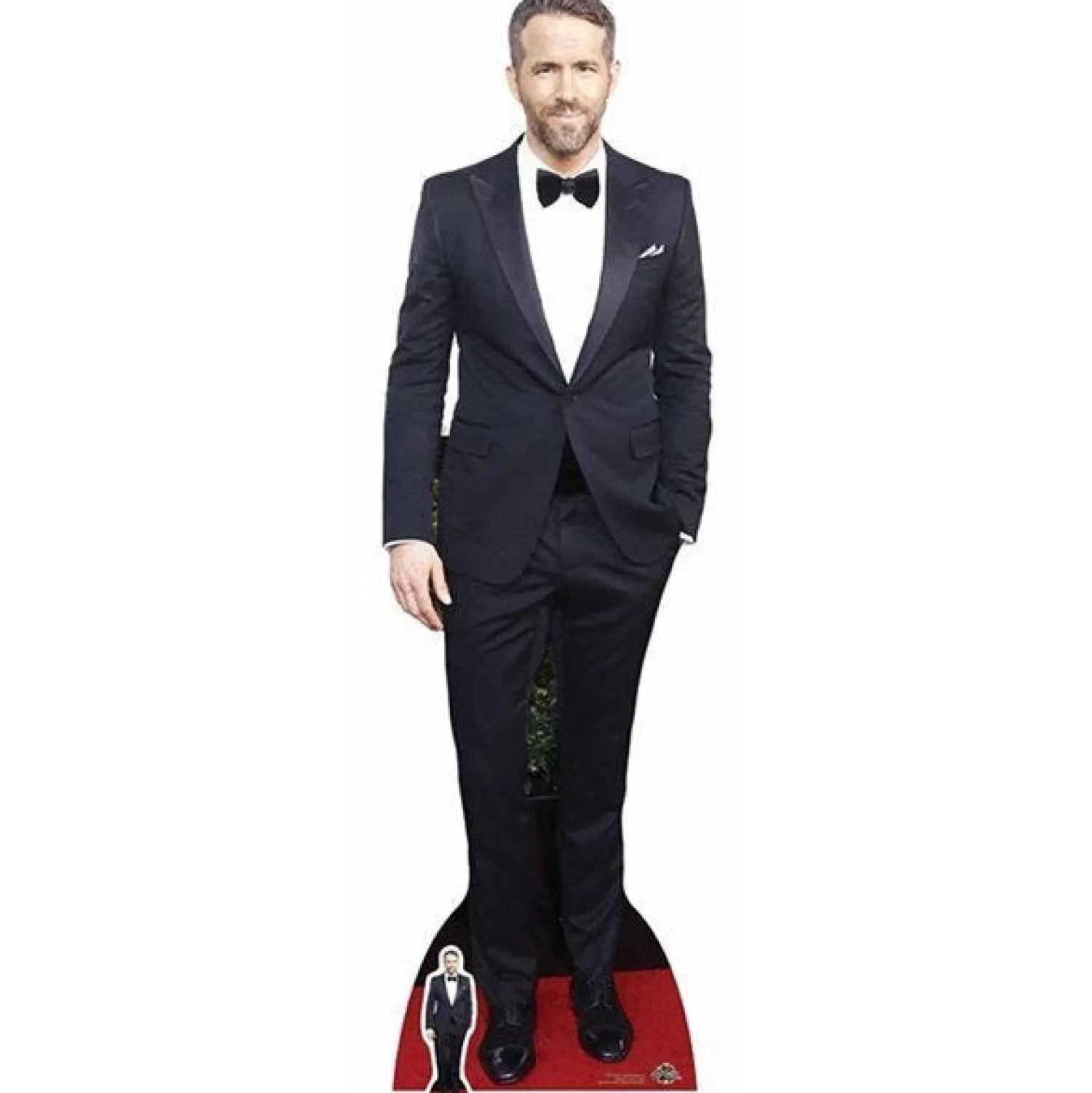 Discount Party Delights Ryan Reynolds Tuxedo Cardboard Cutout - 188Cm X 55Cm