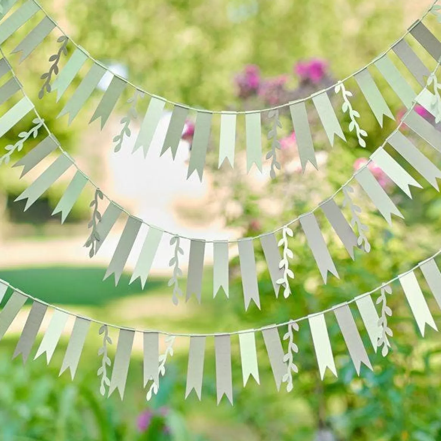 Clearance Party Delights Sage Green Garland - 5M