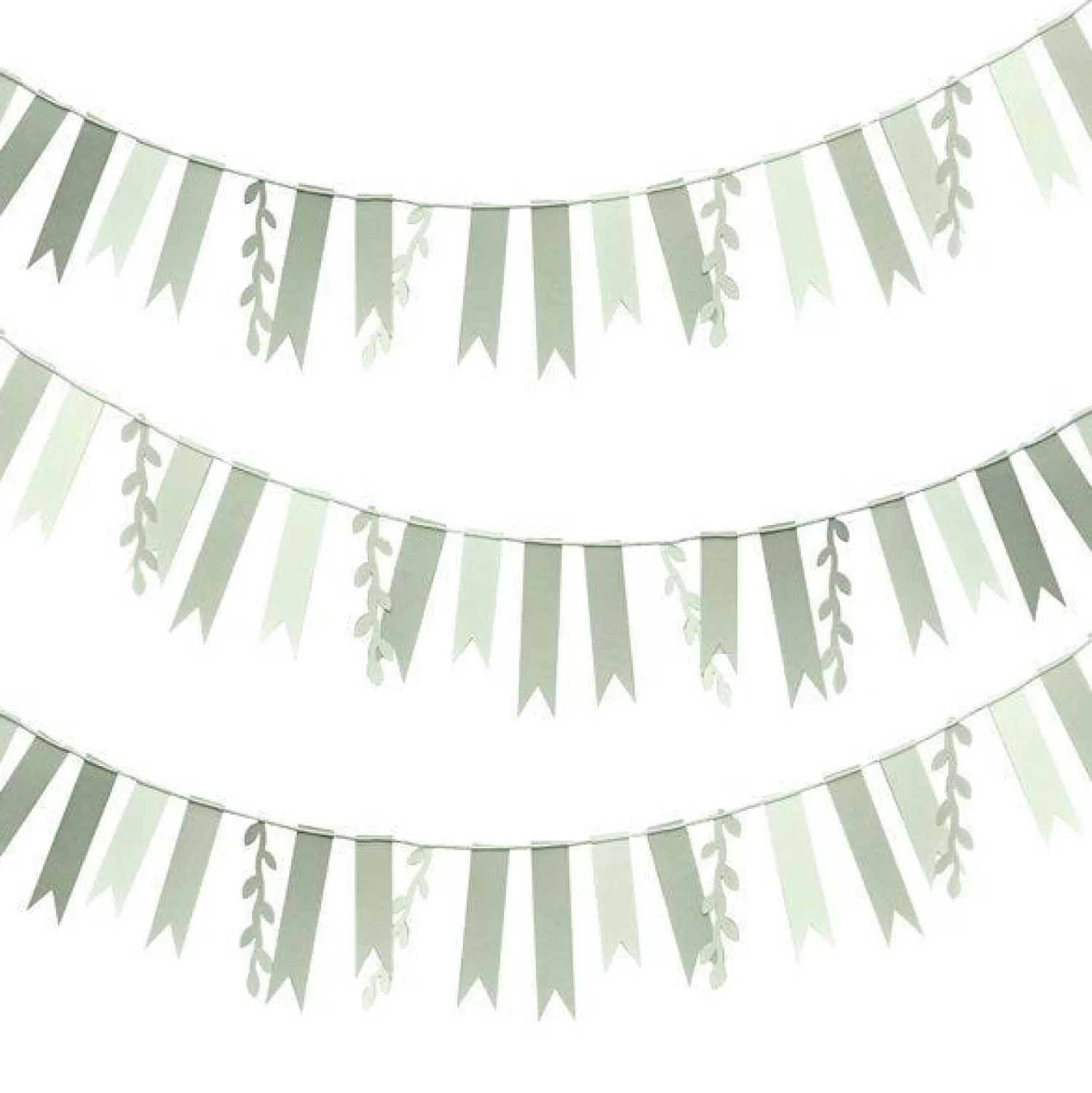 Clearance Party Delights Sage Green Garland - 5M