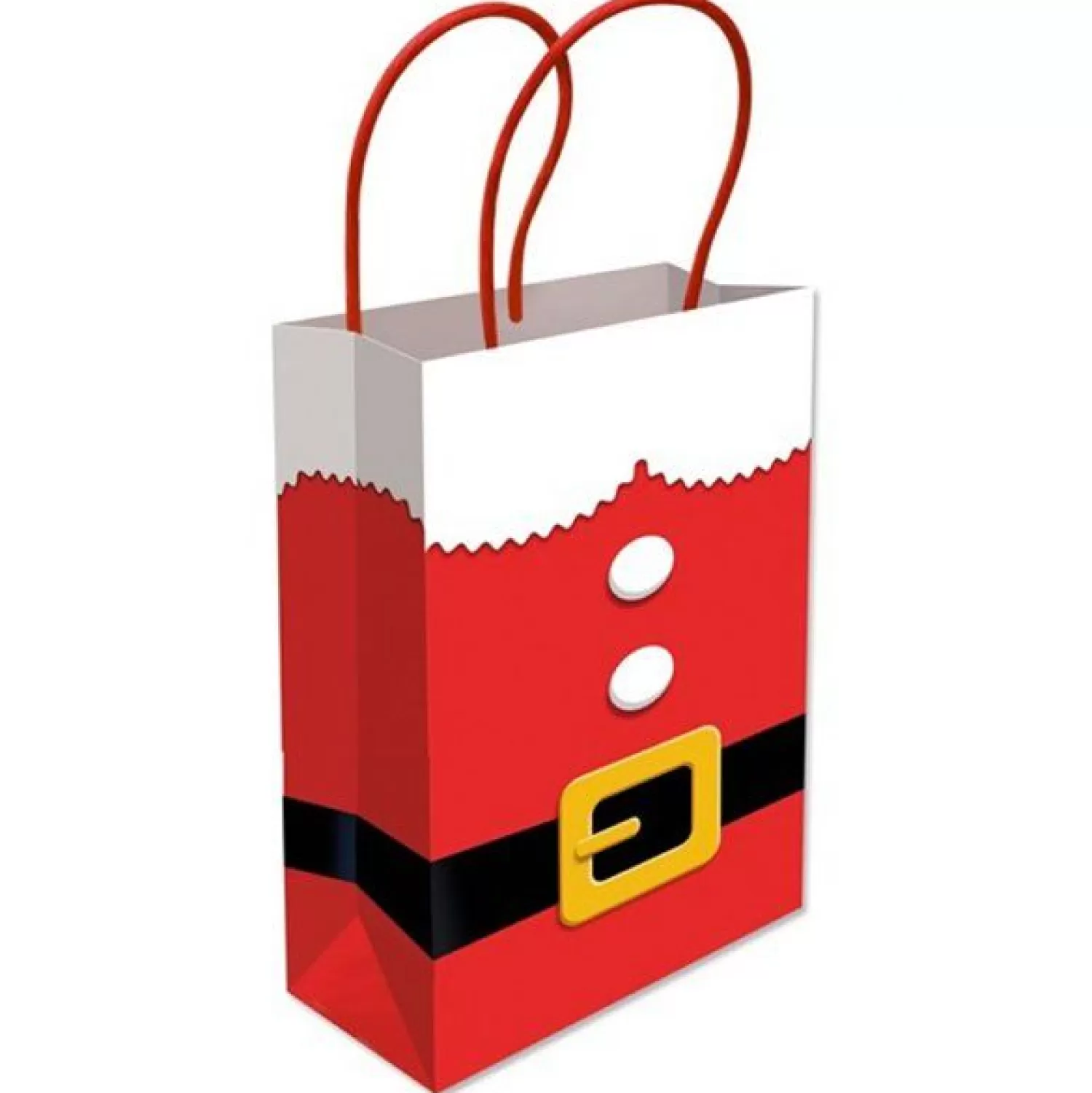 Santa Suit Paper Gift Bag - 22Cm<Party Delights Hot