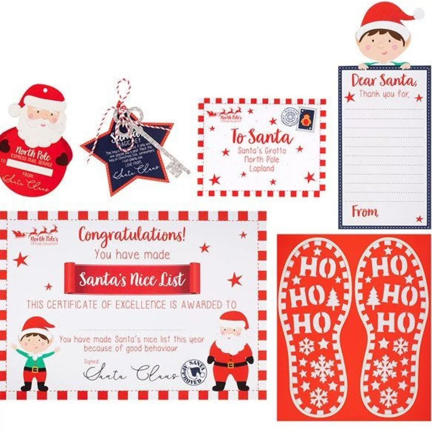 Santa's Been Activity Pack<Party Delights Clearance