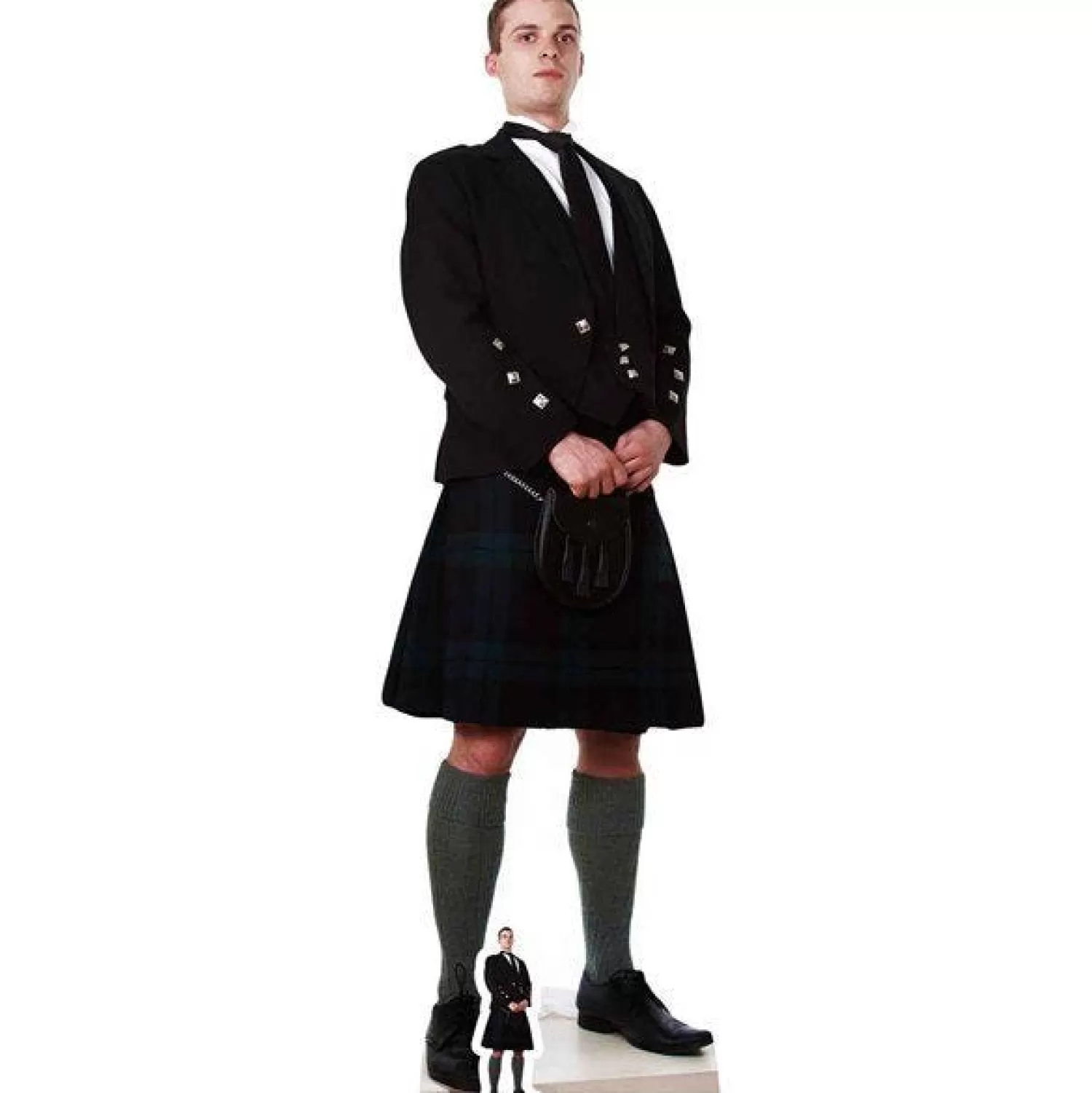 Flash Sale Party Delights Scottish Man In Kilt Cardboard Cutout - 183Cm X 55Cm