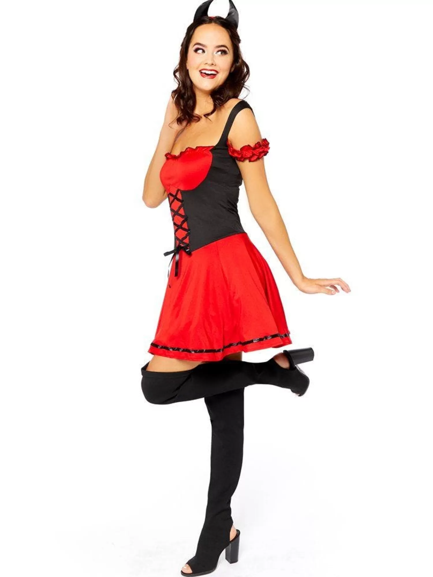 Sexy Devil - Adult Costume<Party Delights Clearance