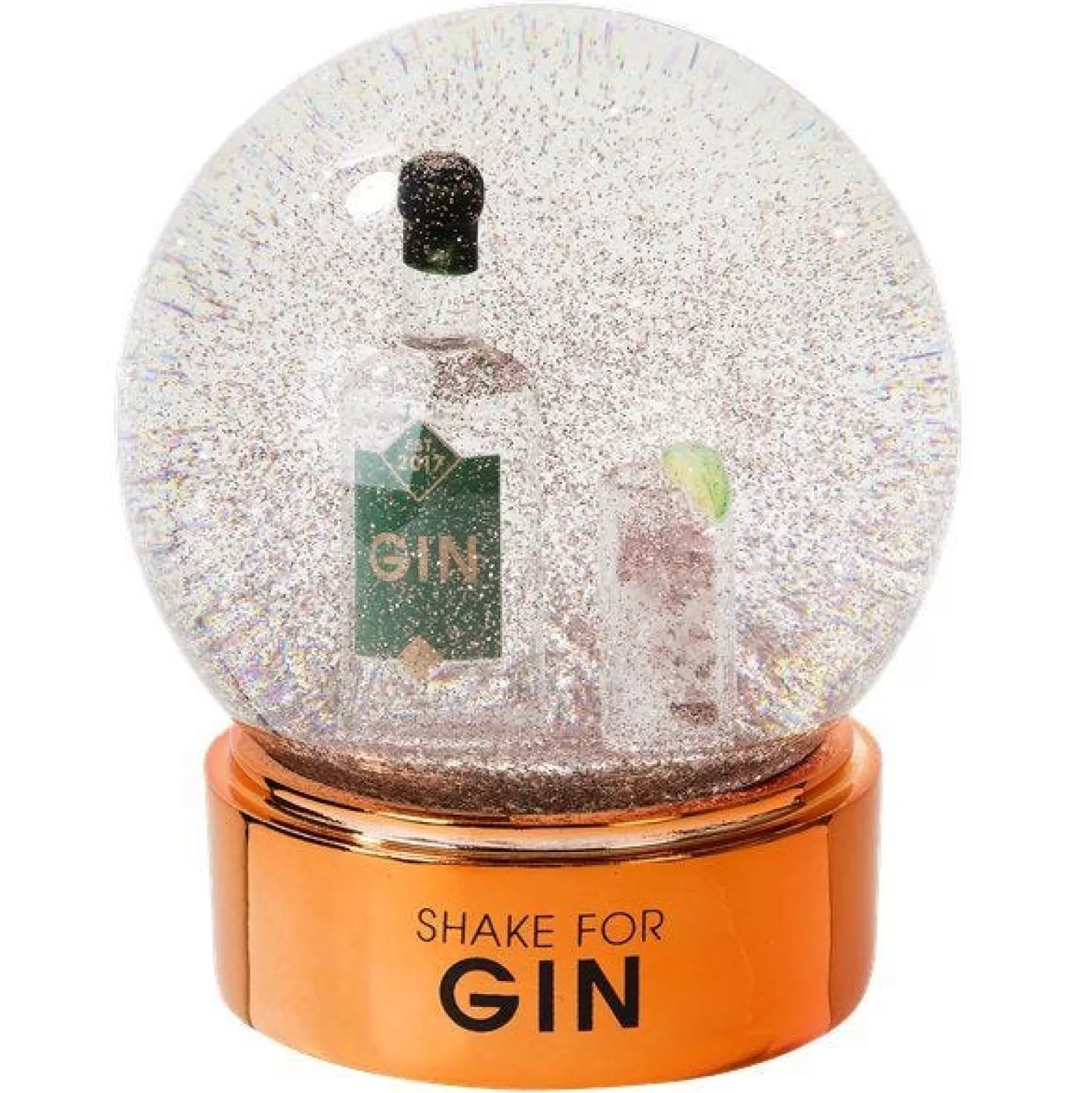 Shake For Gin Snow Globe - 12Cm<Party Delights Flash Sale