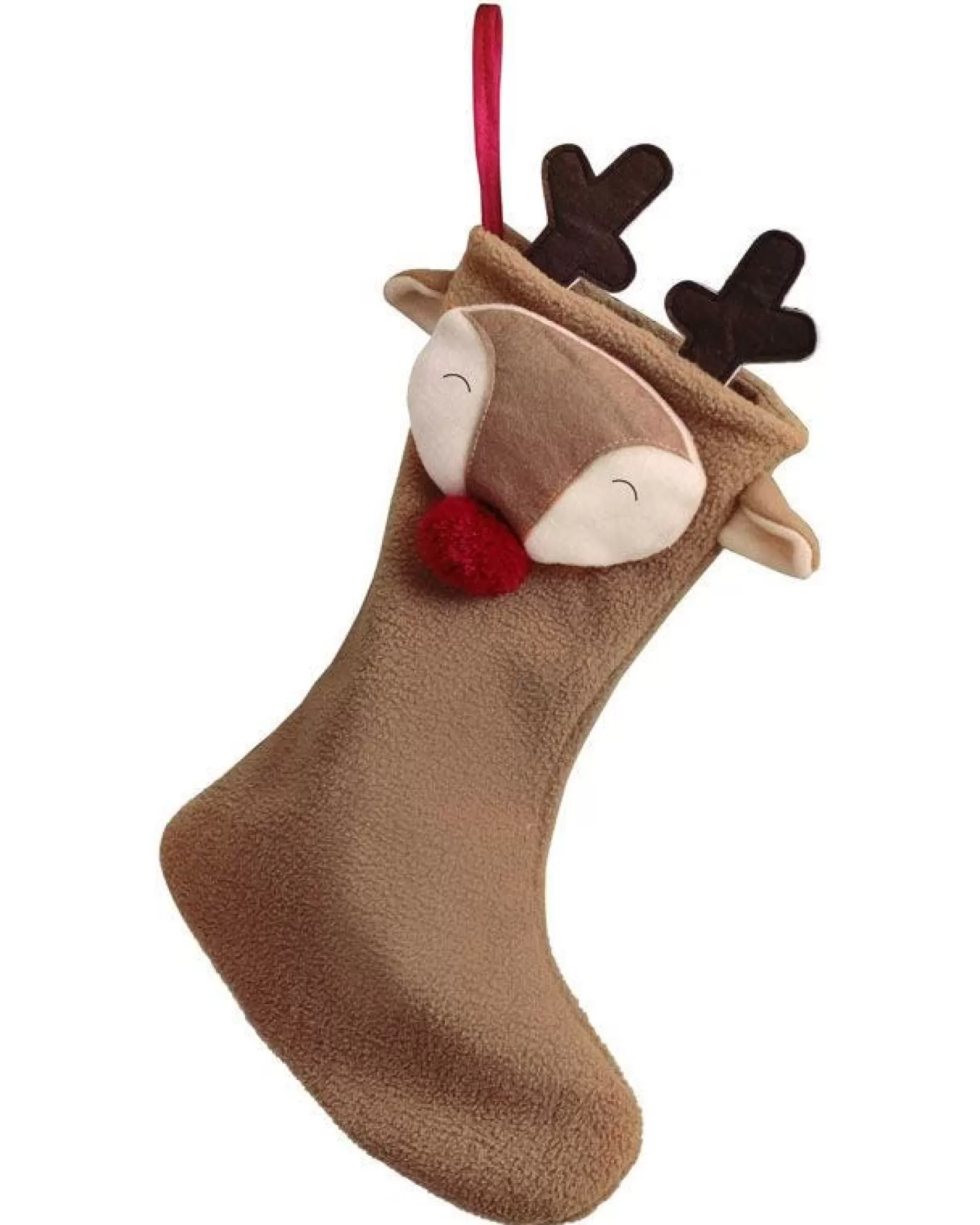 Shaped Reindeer Stocking<Party Delights Hot