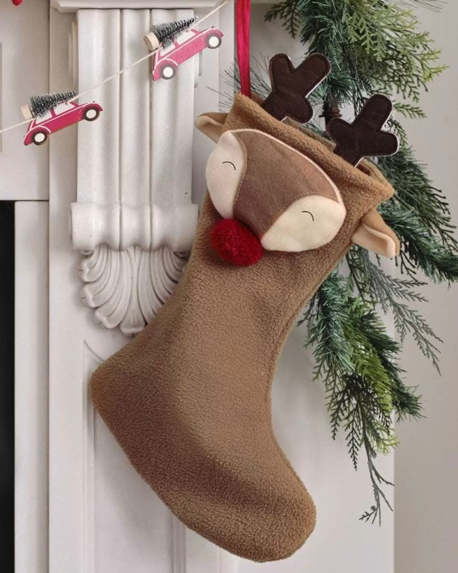 Shaped Reindeer Stocking<Party Delights Hot