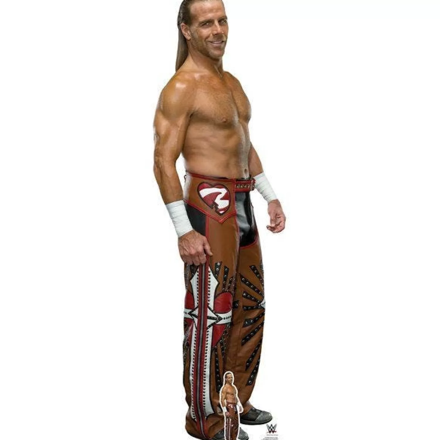 Discount Party Delights Shawn Michaels Wwe Cardboard Cutout - 185Cm X 54Cm