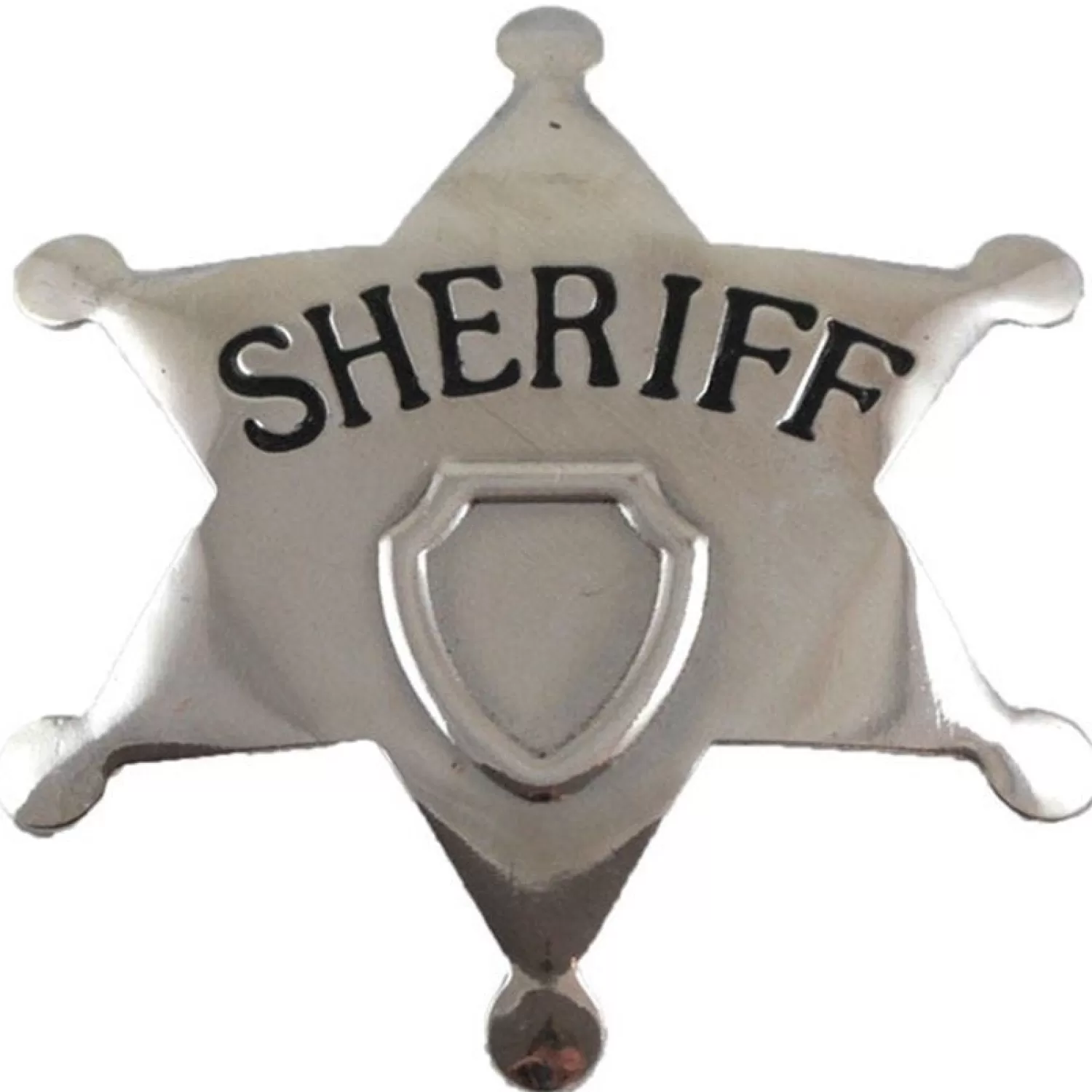 Shop Party Delights Sheriff Metal Badge - 6Cm