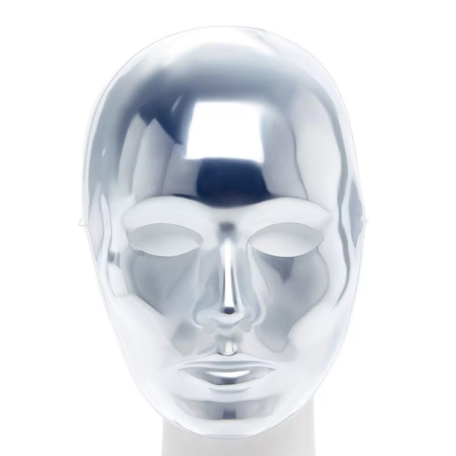 Online Party Delights Silver Masquerade Face Mask